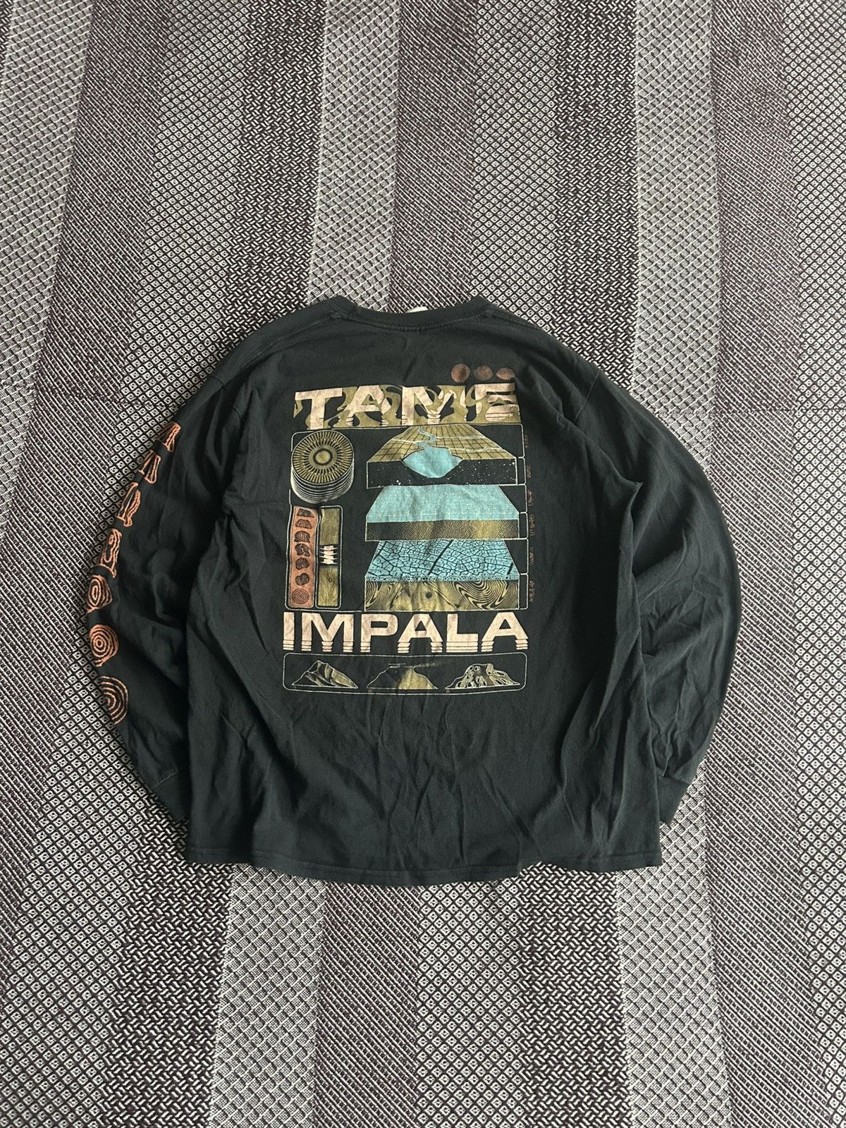Vintage Tame Impala Evolution Long Sleeve Band Tees Size L G Hoodie, Sweatshirt | PodTeesHub.com