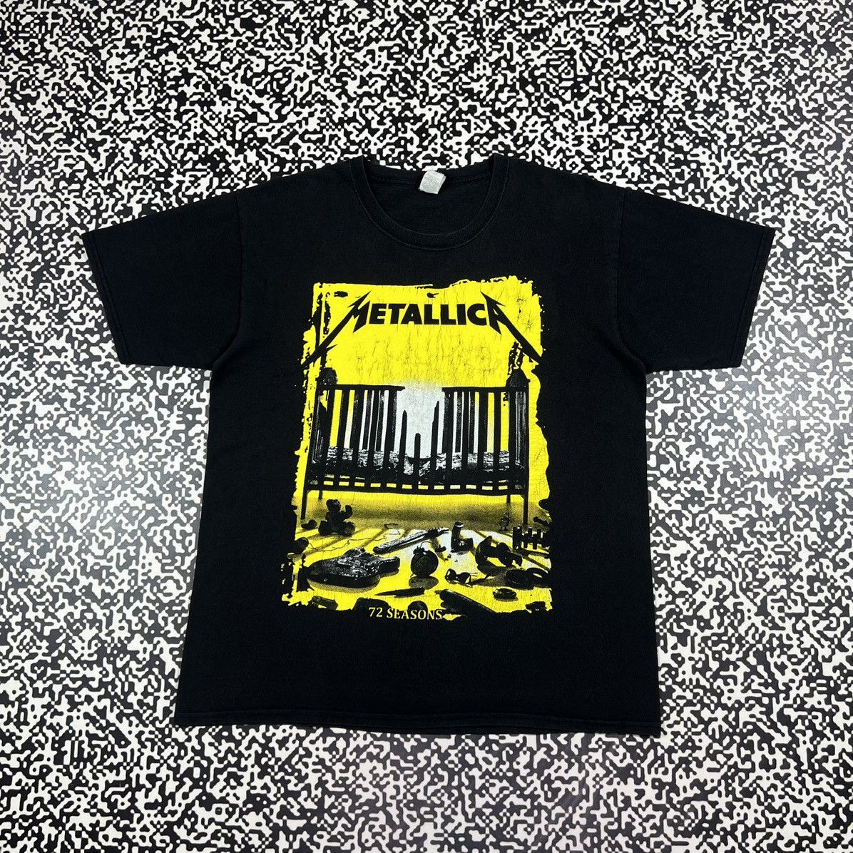 Band Tees Vintage Y2k Metallica 72 Seasons Band Rock Faded T Shirt Hoodie, Sweatshirt | PodTeesHub.com