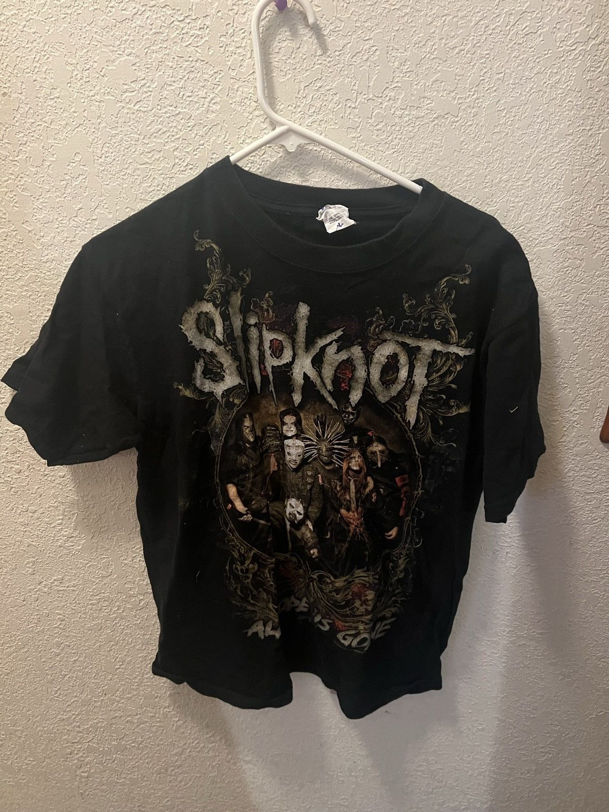 Band Tees Slipknot Large Concert Tee Hoodie, Sweatshirt | PodTeesHub.com