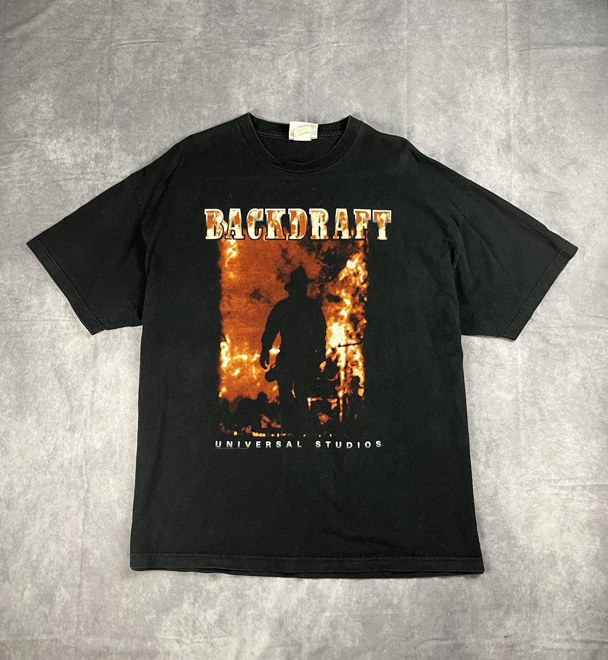 Vintage 90 S Backdraft 1998 Film T Shirt Xxl Size Hoodie, Sweatshirt | PodTeesHub.com