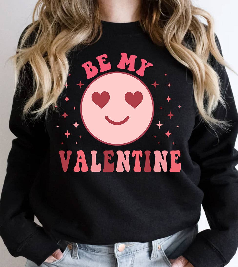 Be My Valentine - Valentine's Day Cute Smile Sweatshirt T-Shirts, Hoodie | PodTeesHub.com