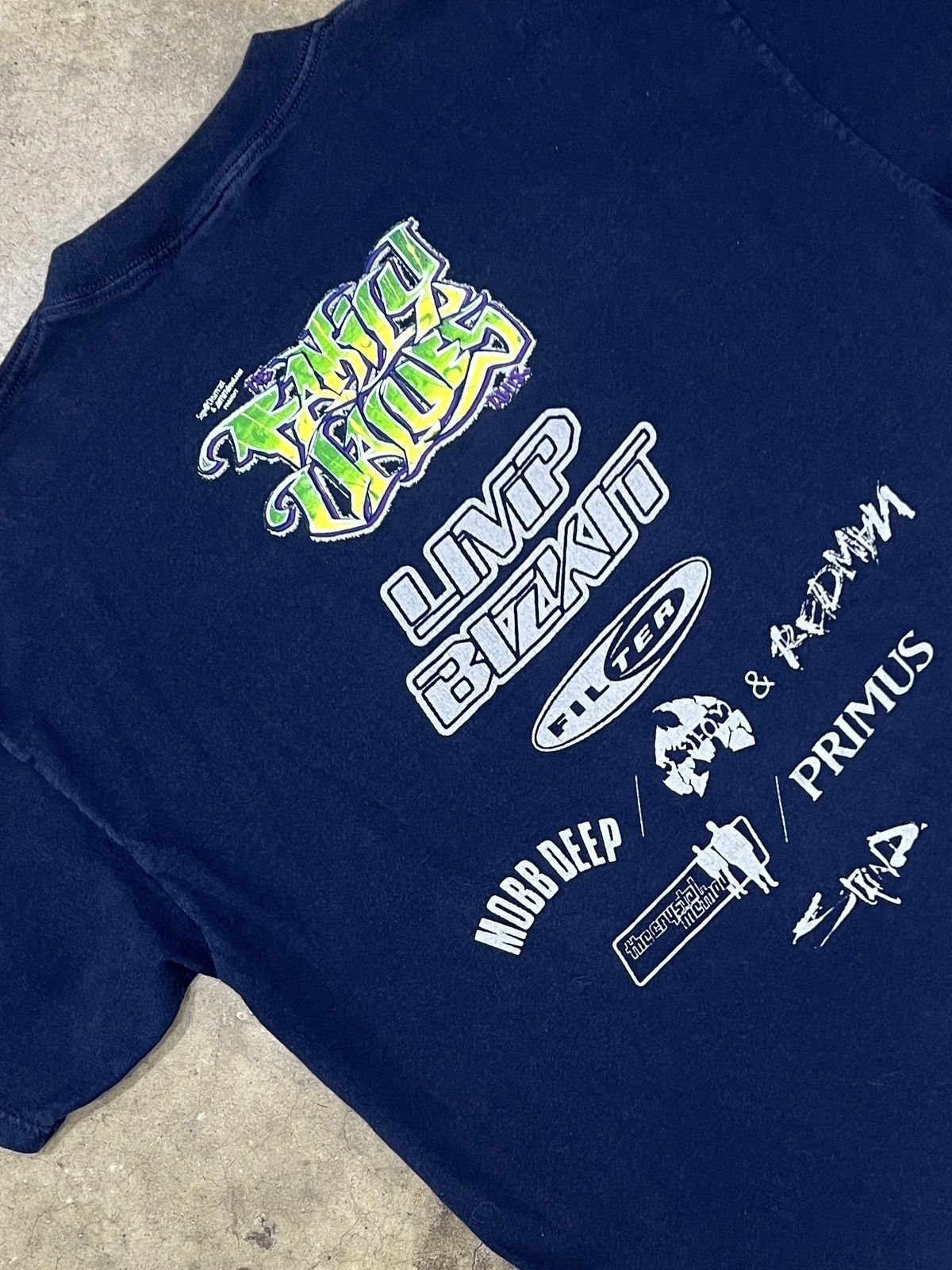 Band Tees Vintage 1999 Family Values Limp Biskit Primus Tour Tee Xl Hoodie, Sweatshirt | PodTeesHub.com