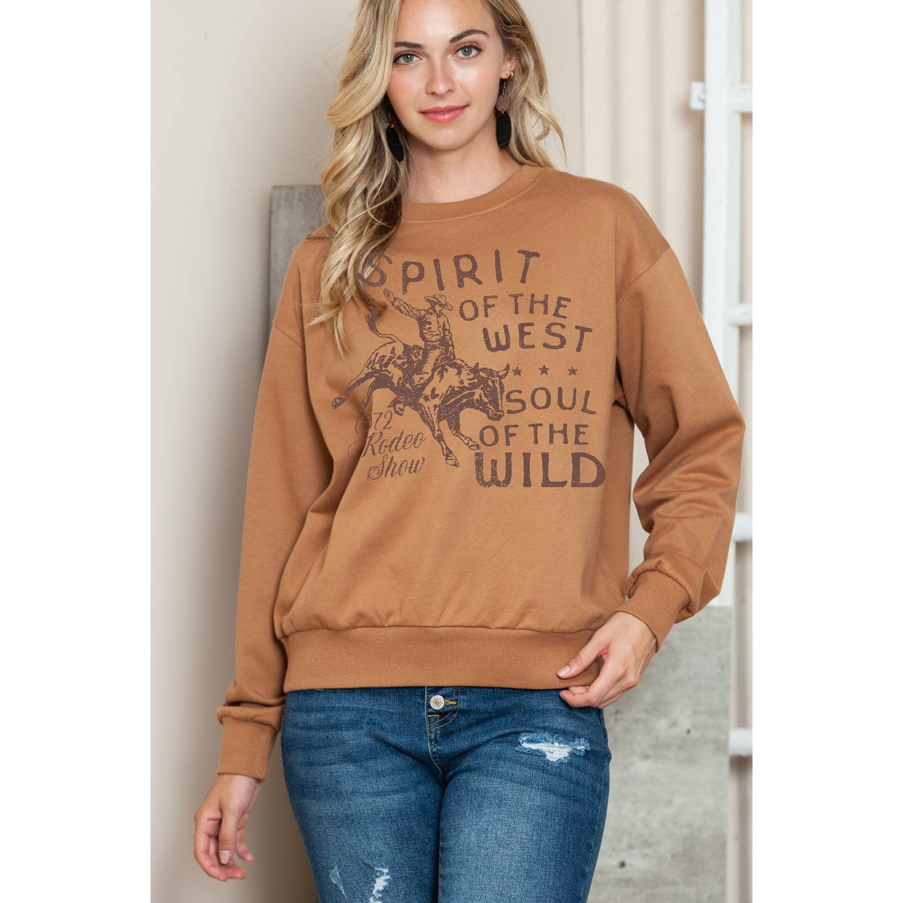 Spirit of the West Soul of the Wild Crewneck Sweater T-Shirts, Hoodie, Sweatshirt | PodTeesHub.com