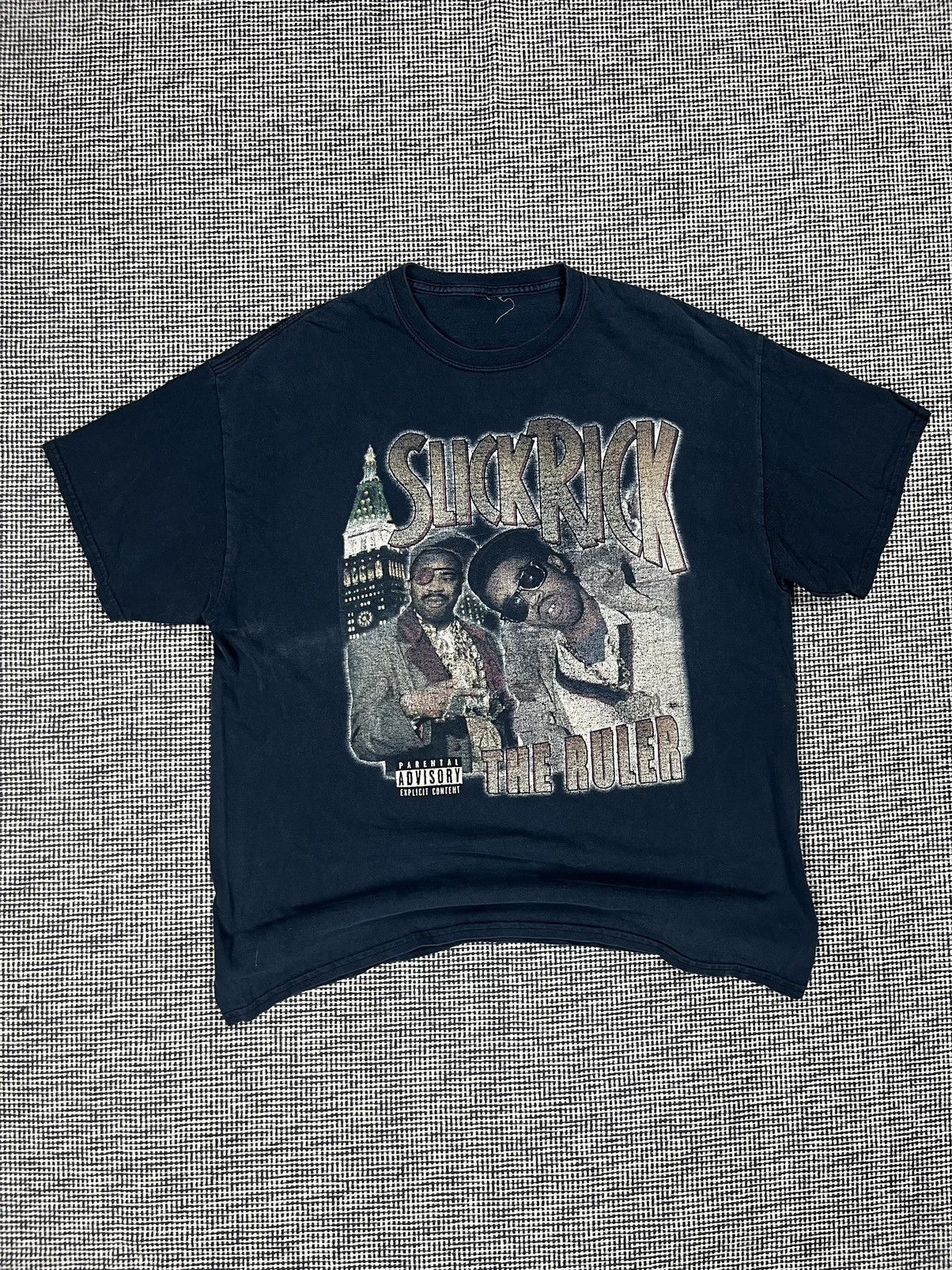 Vintage Y2k Slick Rick Rap The Ruler Tee Streetwear Hoodie, Sweatshirt | PodTeesHub.com