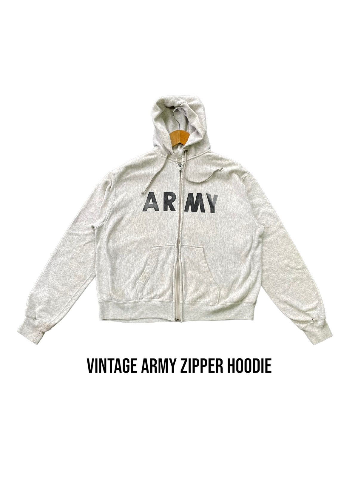 Vintage Army Zipper Hoodie 3 Blend Zipper Hoodie T-Shirts, Sweatshirt | PodTeesHub.com