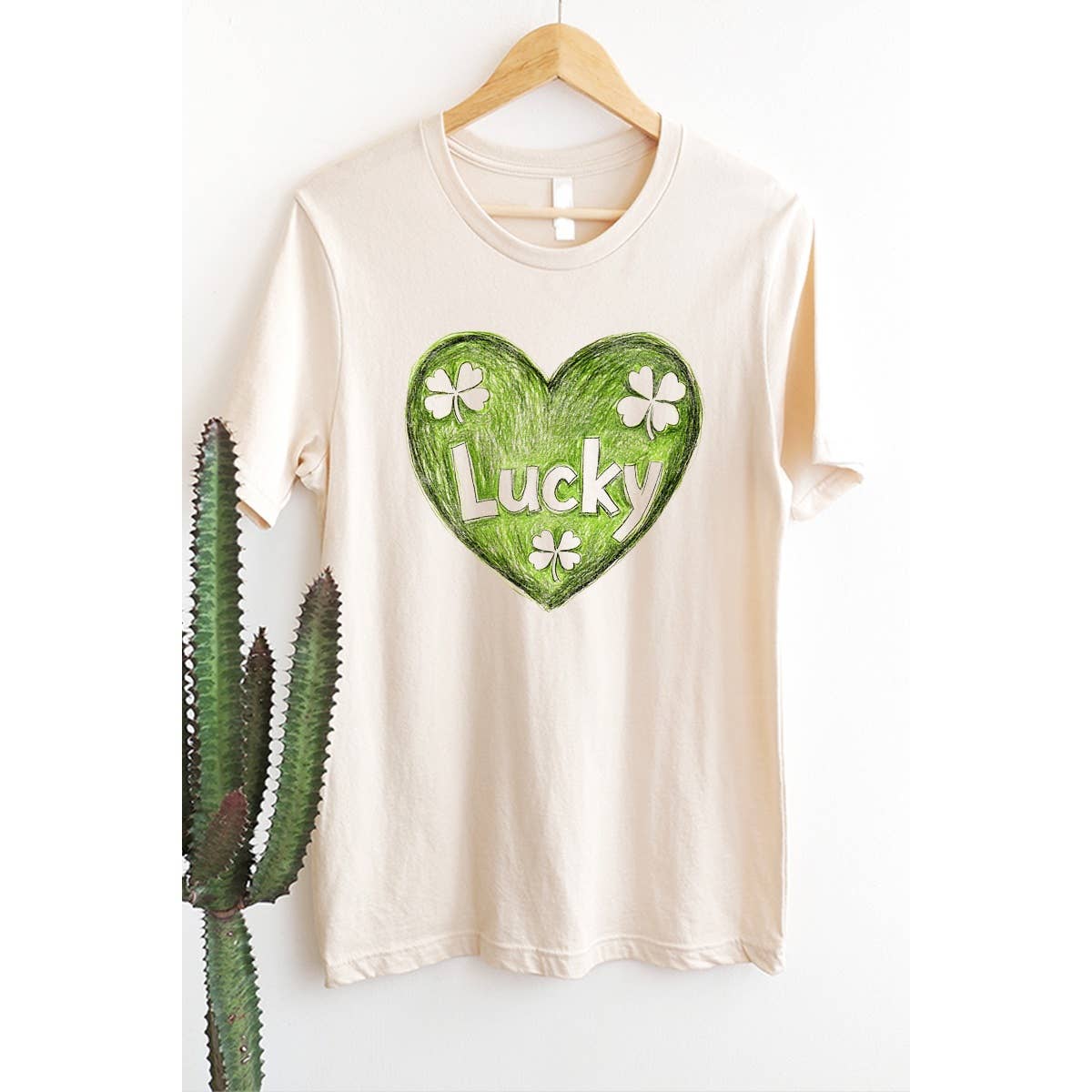 St Patricks Lucky Vintage Graphic Tee Hoodie, Sweatshirt | PodTeesHub.com