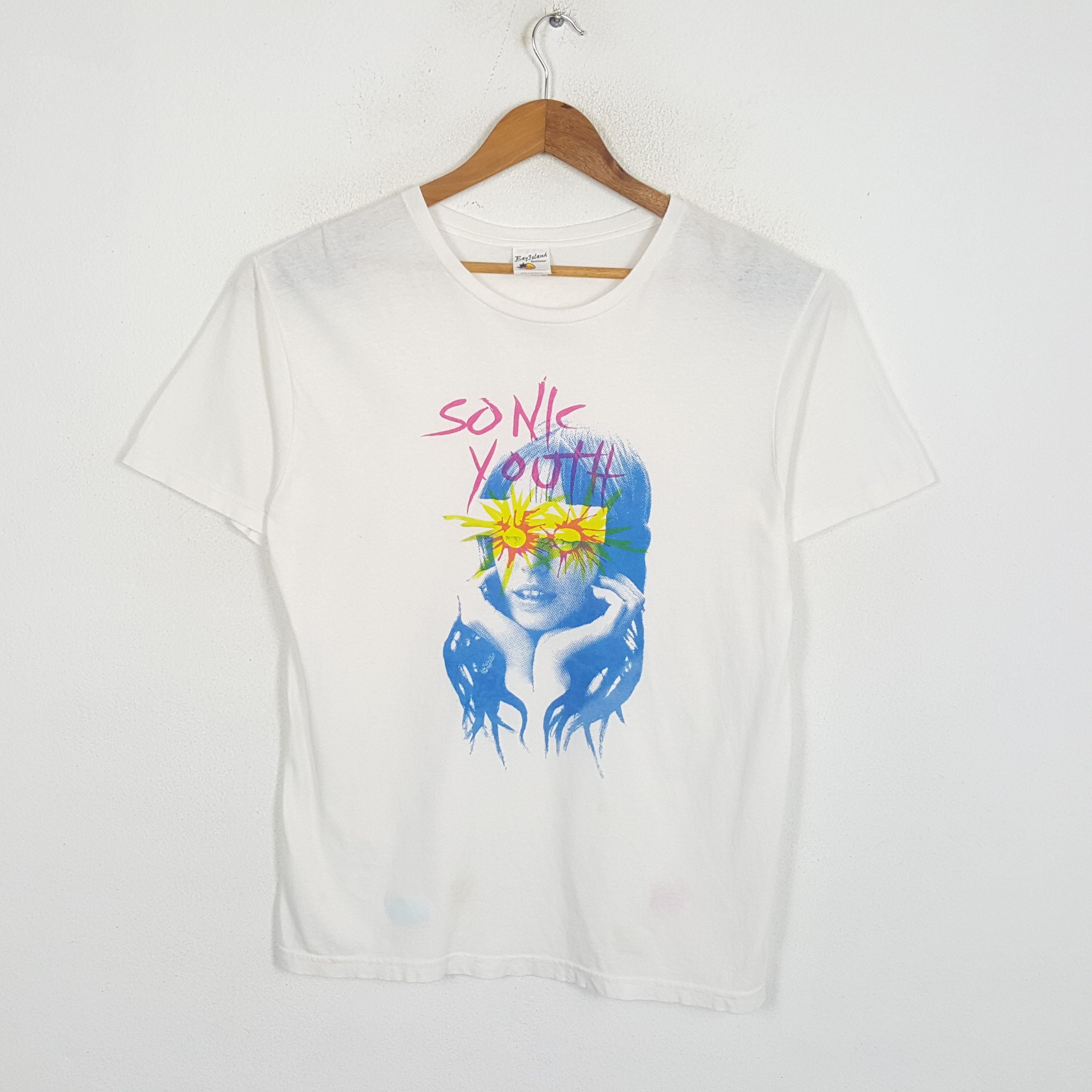 Vintage Sonic Youth American Rock Band Tour T Shirts Hoodie, Sweatshirt | PodTeesHub.com