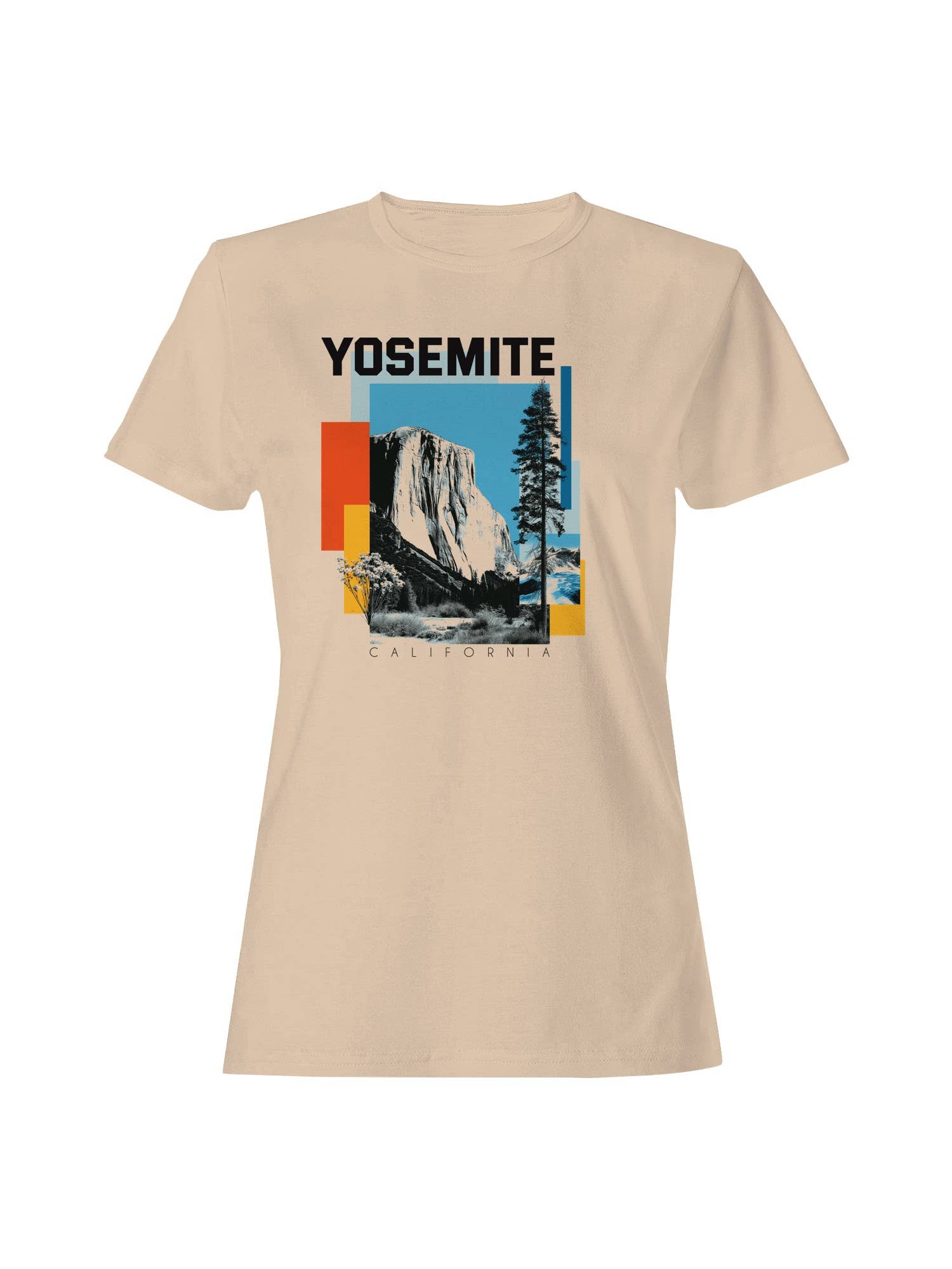 Yosemite California Vintage Art Women's T-Shirt Hoodie, Sweatshirt | PodTeesHub.com