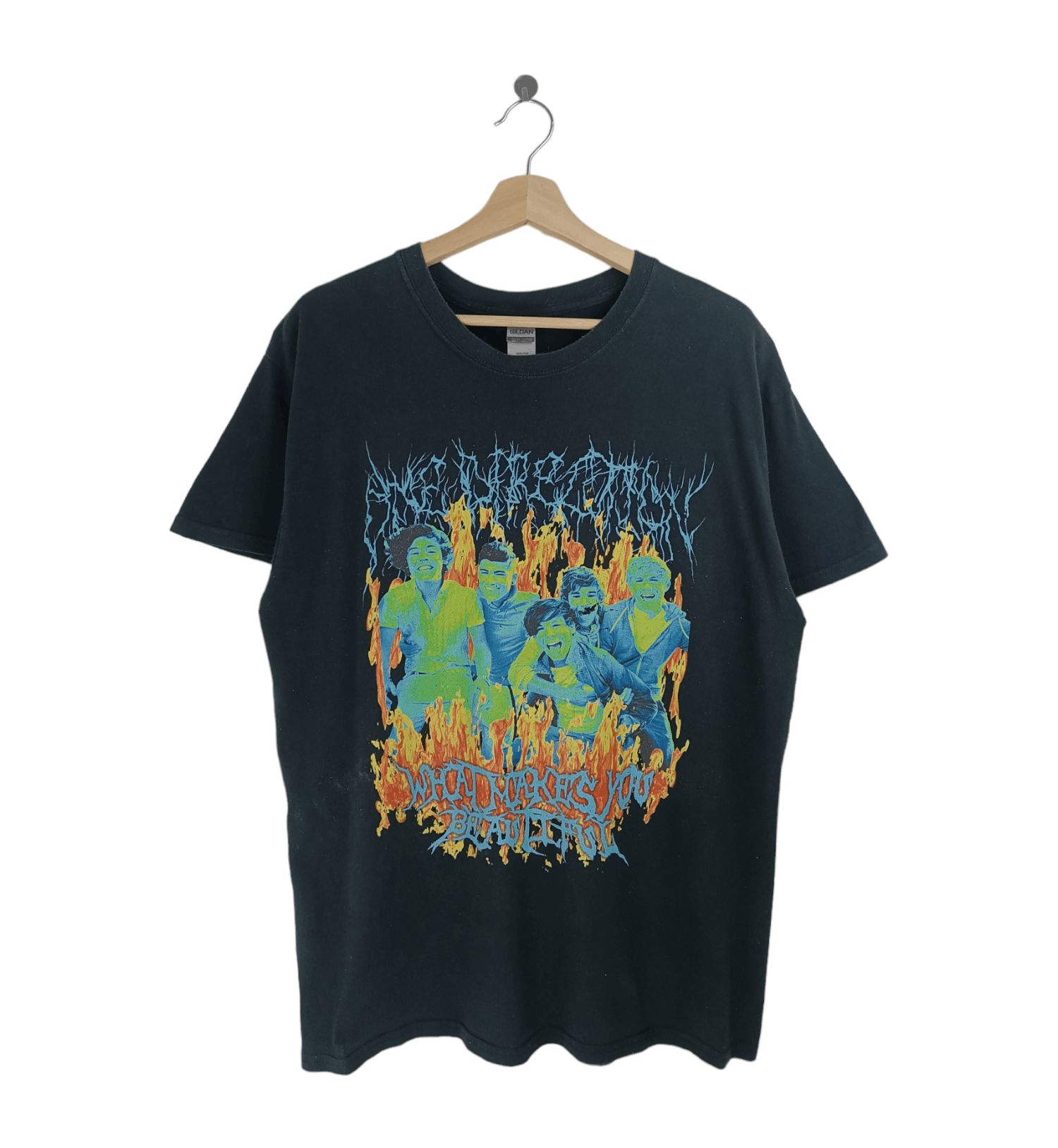 Band Tees Vintage One Direction Metal Tee Parody Funny Humor Metallica Hoodie, Sweatshirt | PodTeesHub.com