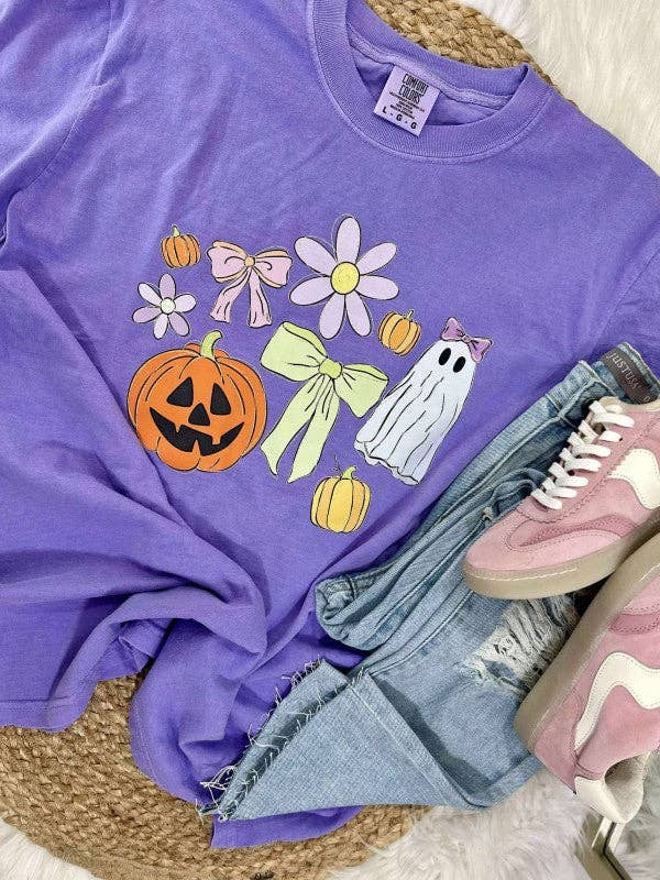 Girly Halloween Collage Graphic Tee Hoodie, Sweatshirt | PodTeesHub.com