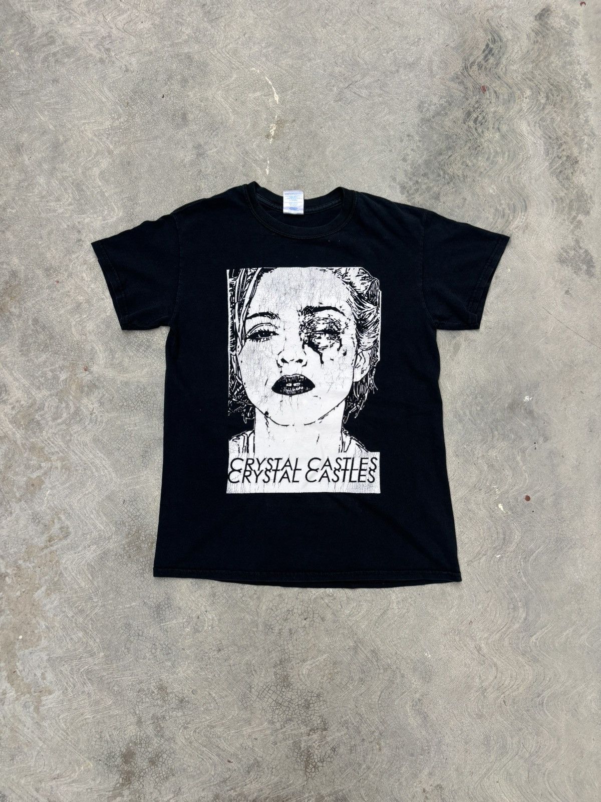 Band Tees Vintage Y2k 2000s Crystal Castles T Shirt Hoodie, Sweatshirt | PodTeesHub.com