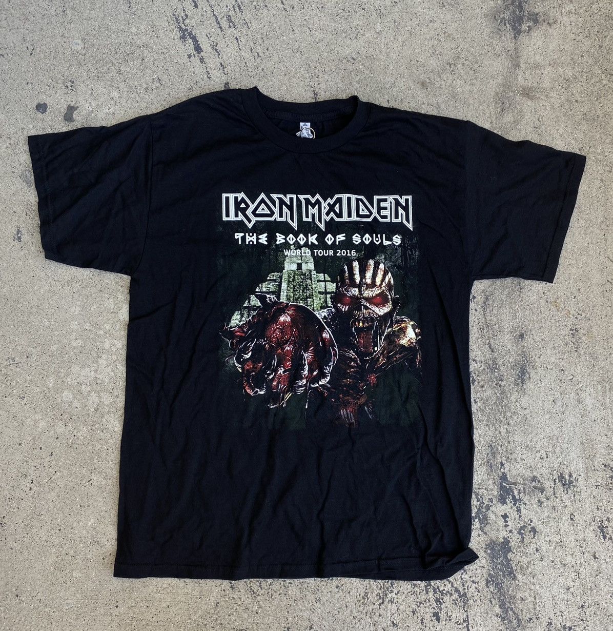 Iron Maiden X Vintage Iron Maiden Book Of Souls Tour Tee Hoodie, Sweatshirt | PodTeesHub.com