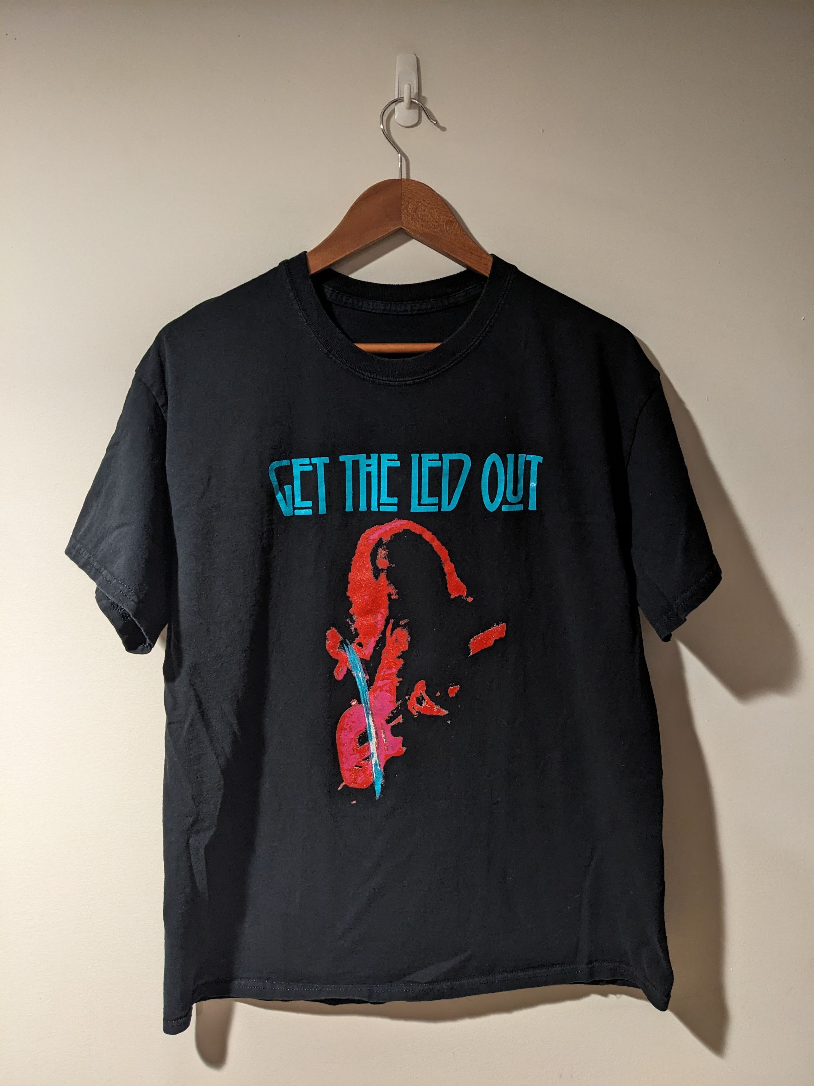 Led Zeppelin X Vintage Vintage Get The Led Out Led Zeppelin Band Tour T Shirt Hoodie, Sweatshirt | PodTeesHub.com