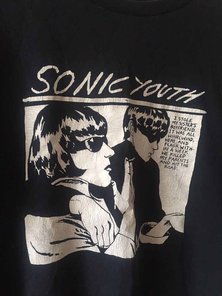 Fruit Of The Loom X Vintage Vintage 90 S Sonic Youth T Shirt Hoodie, Sweatshirt | PodTeesHub.com
