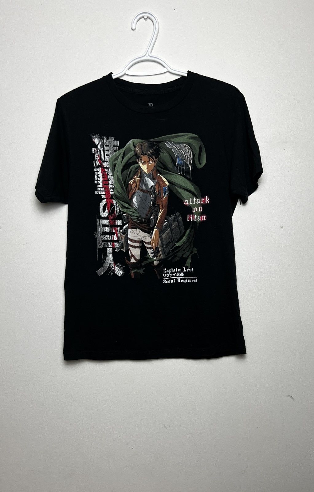 Vintage Black Attack Titan Levi T-Shirts, Hoodie, Sweatshirt