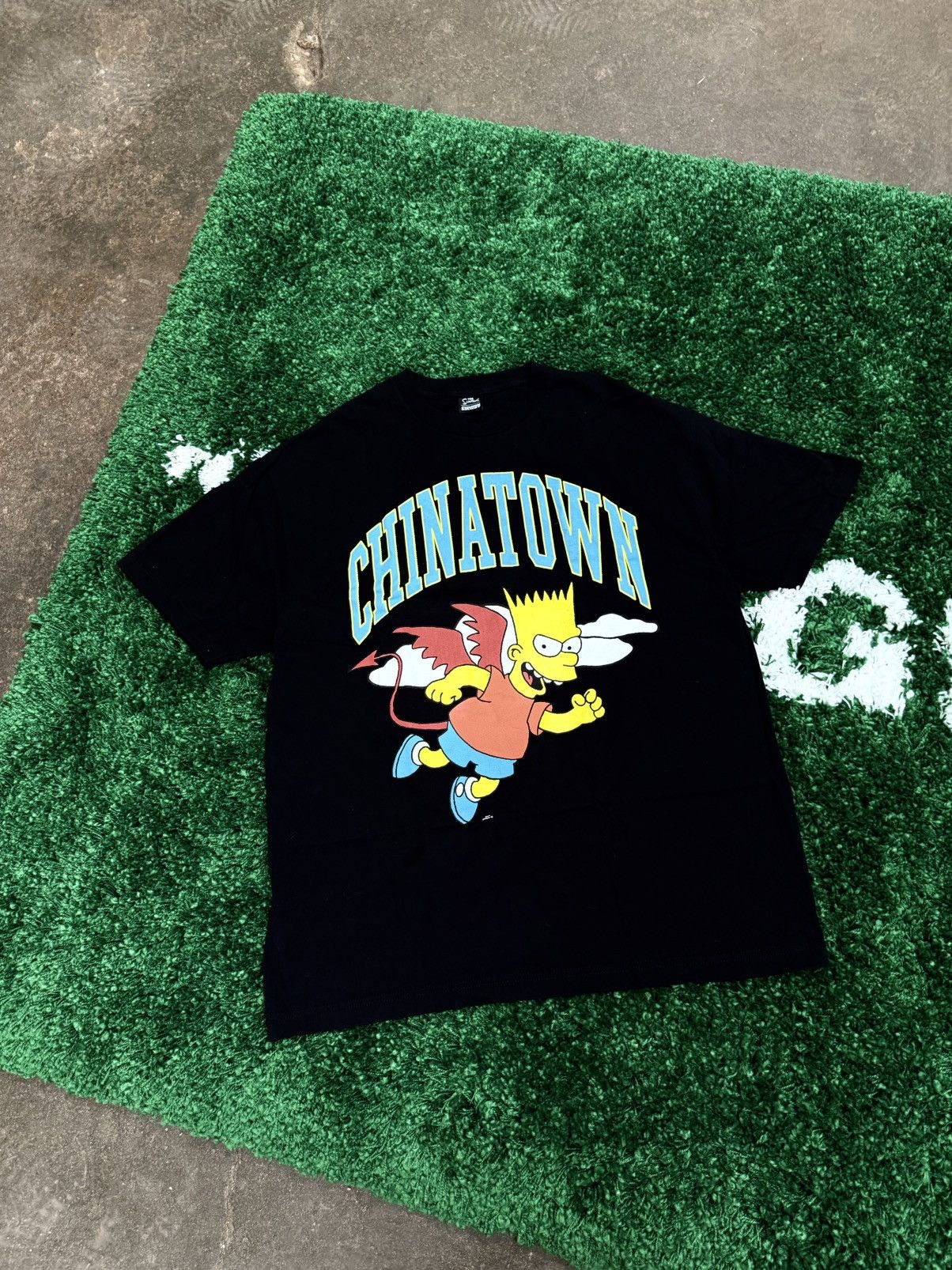 Simpsons The Simpsons X Chinatown Market Bart Tee Black 2xl Xxl Hoodie, Sweatshirt | PodTeesHub.com