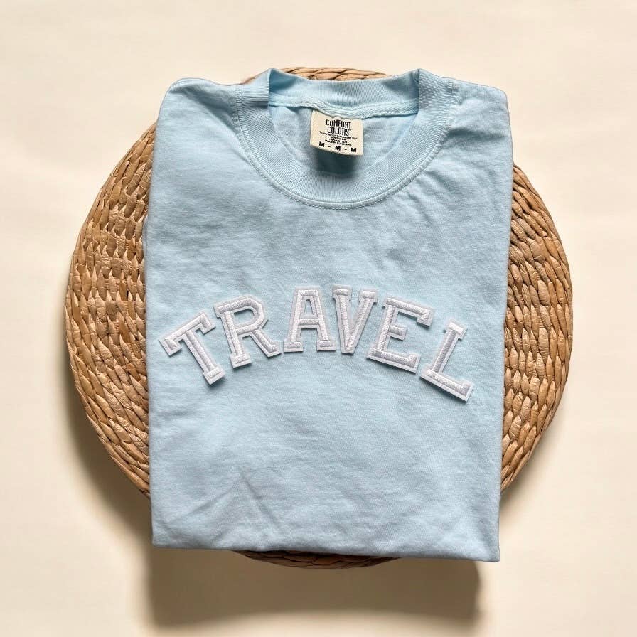 Comfort Colors Chenille Travel Shirt, Travel Gifts Hoodie, Sweatshirt | PodTeesHub.com