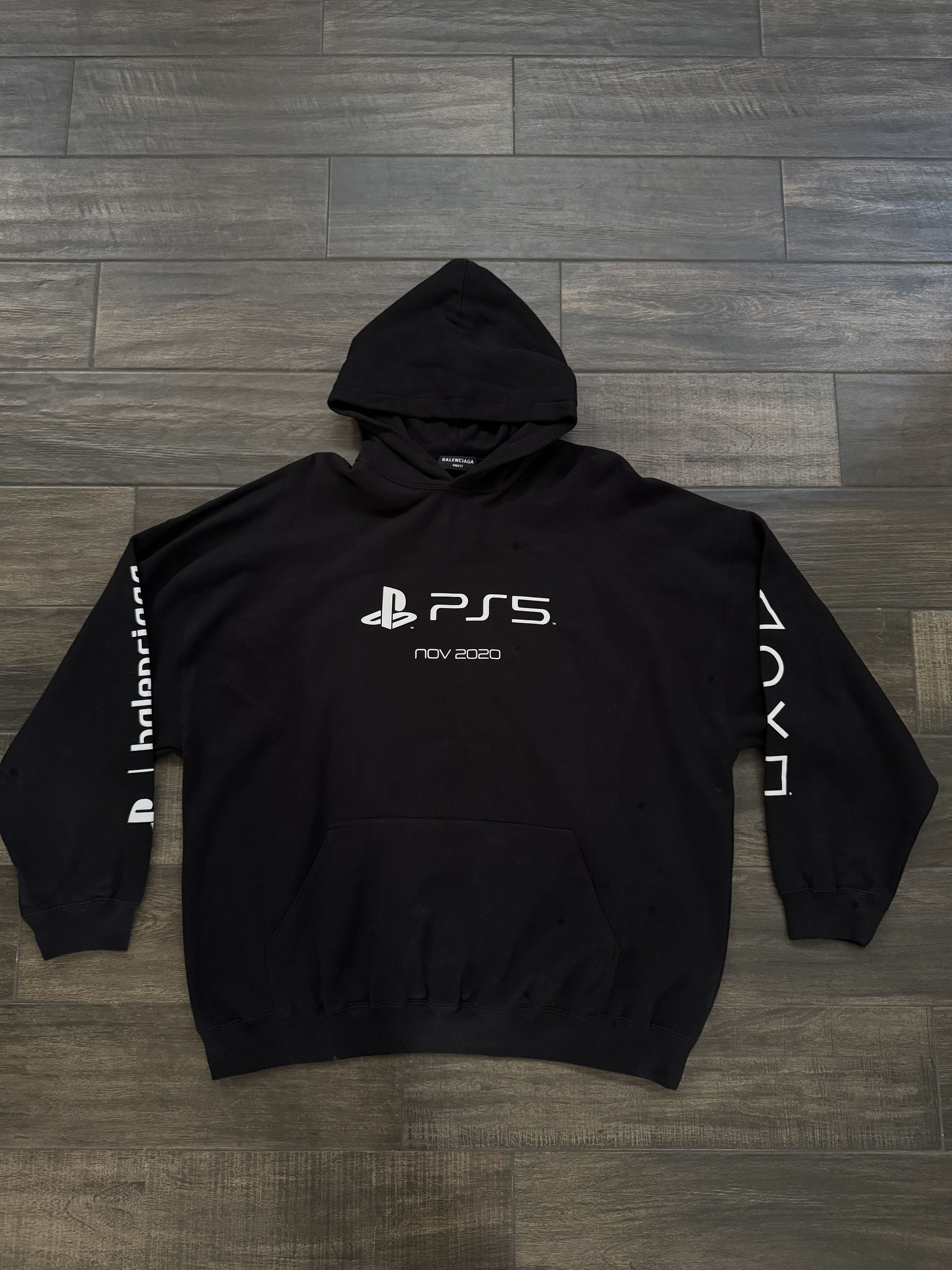 Balenciaga Playstation 5 Hoodie 2020 Ps5 T-Shirts, Sweatshirt | PodTeesHub.com