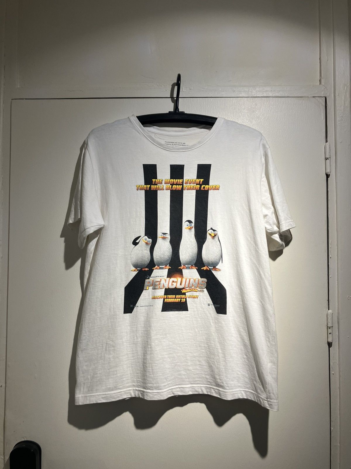Vintage Penguins Madagascar 2015 Official Movie Promo Thailand T-Shirts, Hoodie, Sweatshirt | PodTeesHub.com