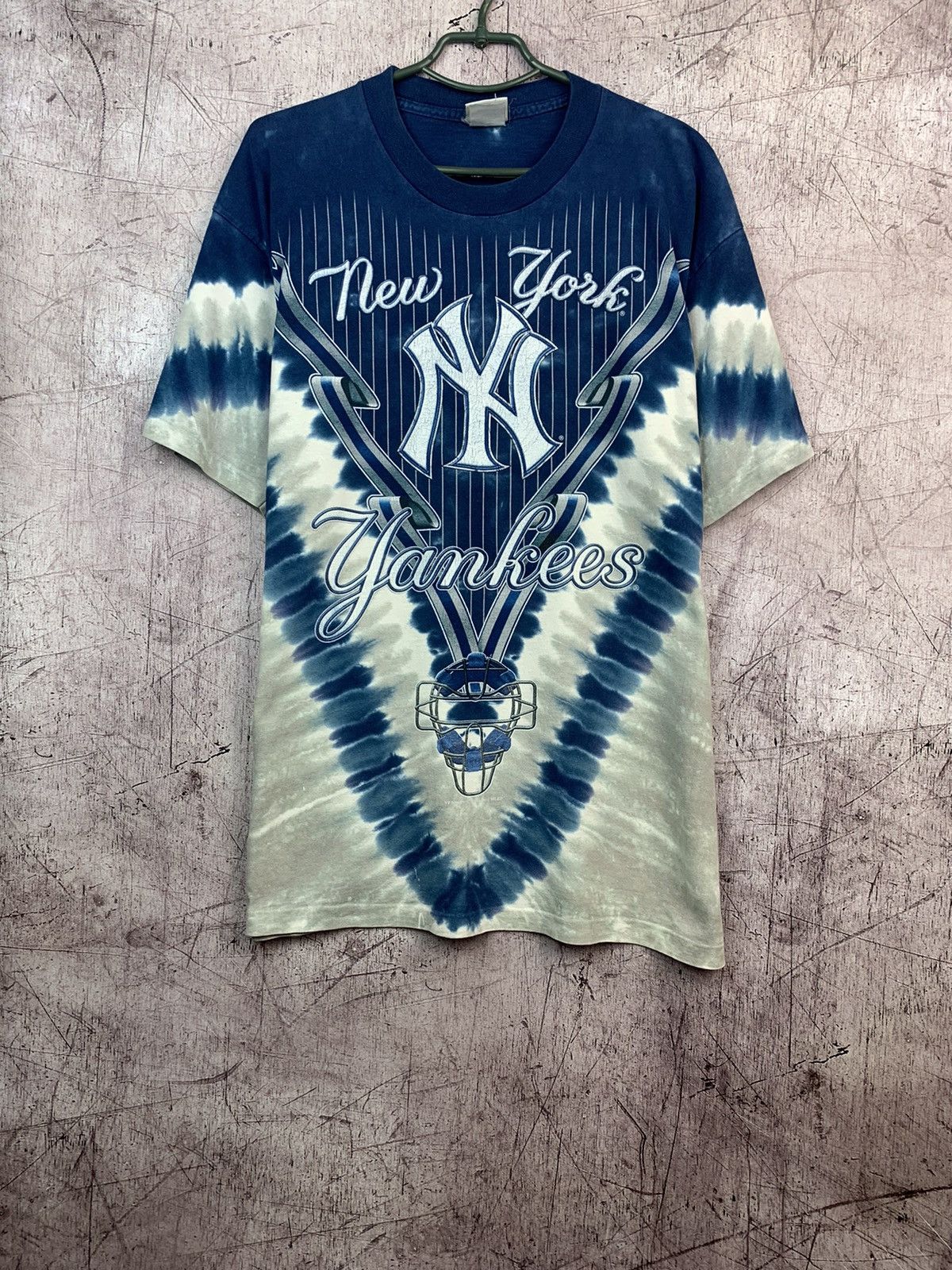 New York Yankees Y2k New York Yankees All Over Print Tie Dye T Shirt Hoodie, Sweatshirt | PodTeesHub.com