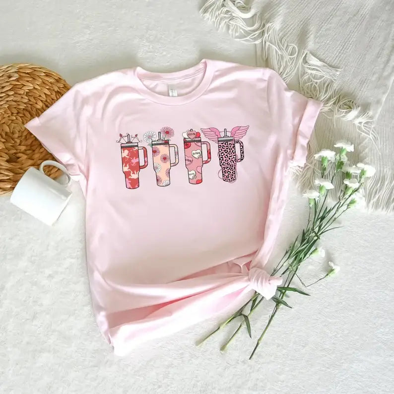 Valentine Day Coffee T-Shirt - Bella Canvas Hoodie, Sweatshirt | PodTeesHub.com