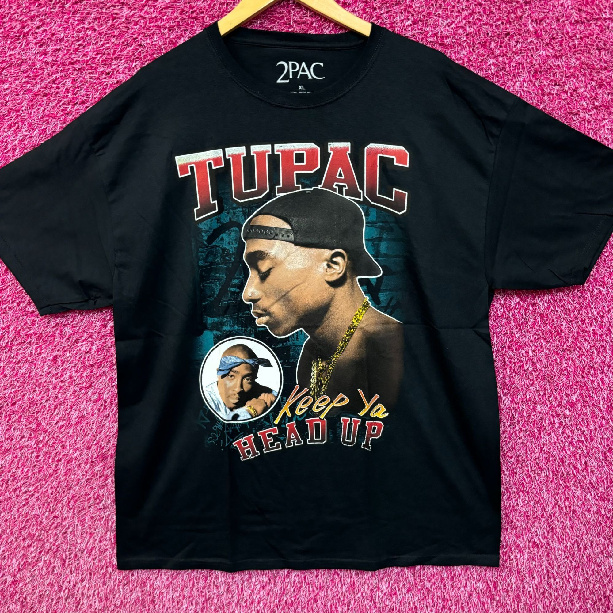 Rap Tees Tupac Keep Ya Head Up Rap Single West Coast Hip Hop Tee Xl Hoodie, Sweatshirt | PodTeesHub.com