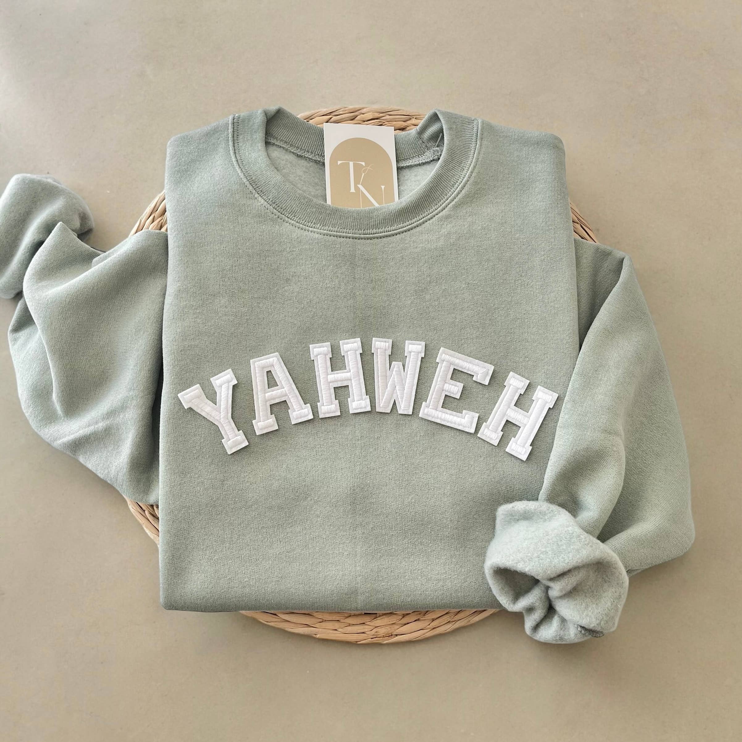 Yahweh Sweatshirt, Christian Clothing T-Shirts, Hoodie | PodTeesHub.com