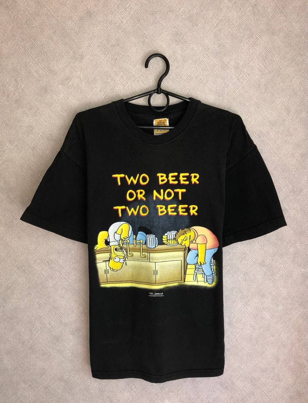 Simpsons The Simpsons Two Beer Or Not Two Beer T Shirt 1998 Hoodie, Sweatshirt | PodTeesHub.com