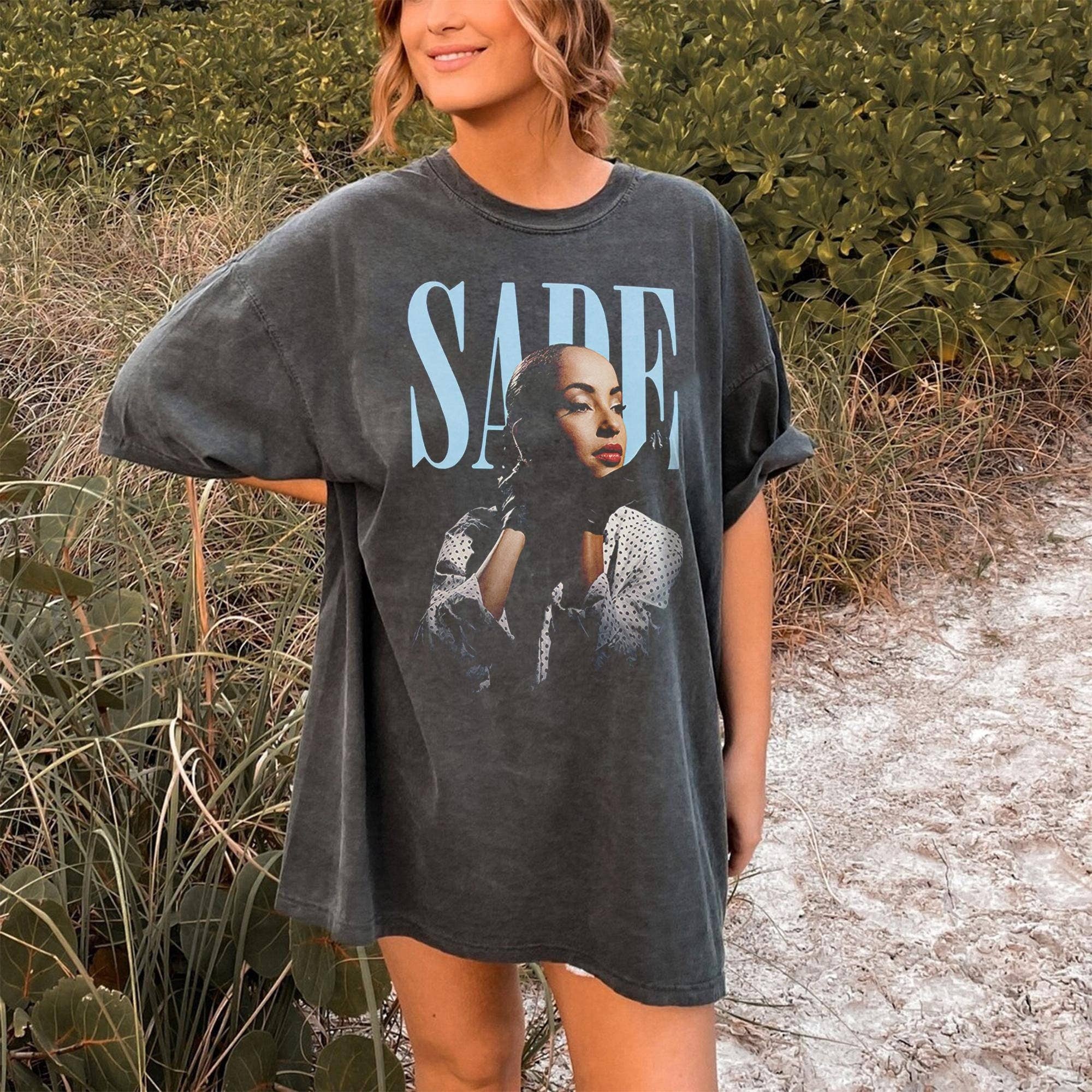 Vintage Sade Shirt, Unisex Sade T-Shirt, Sade Merch Gift Hoodie, Sweatshirt | PodTeesHub.com