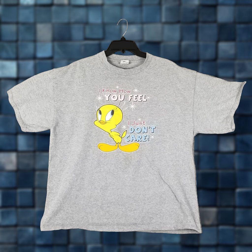 Vintage Looney Toons Shirt Mens Large Xl Vintage Tweetie Bird Cartoon Tee Hoodie, Sweatshirt | PodTeesHub.com