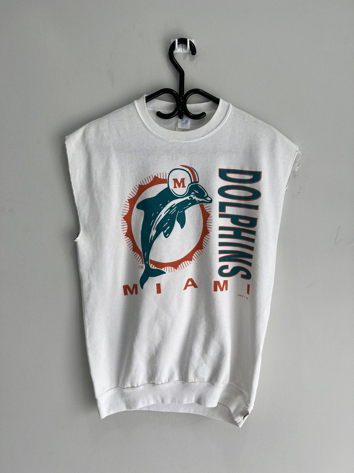 Vintage 90s Miami Dolphins Sleeveless Sweater Shirt Hoodie, Sweatshirt | PodTeesHub.com