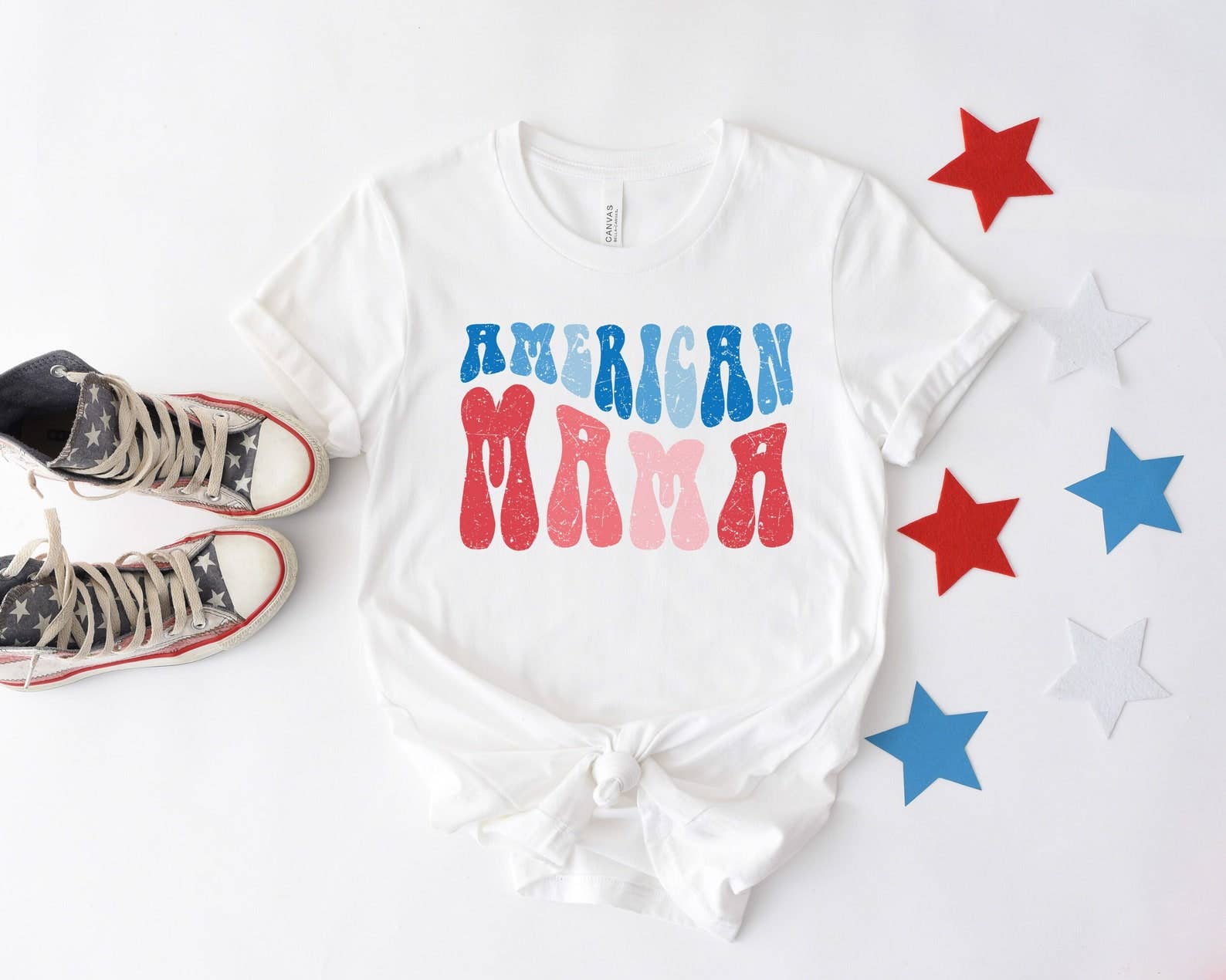 American Mama T-Shirt - USA Mama Tee Hoodie, Sweatshirt | PodTeesHub.com