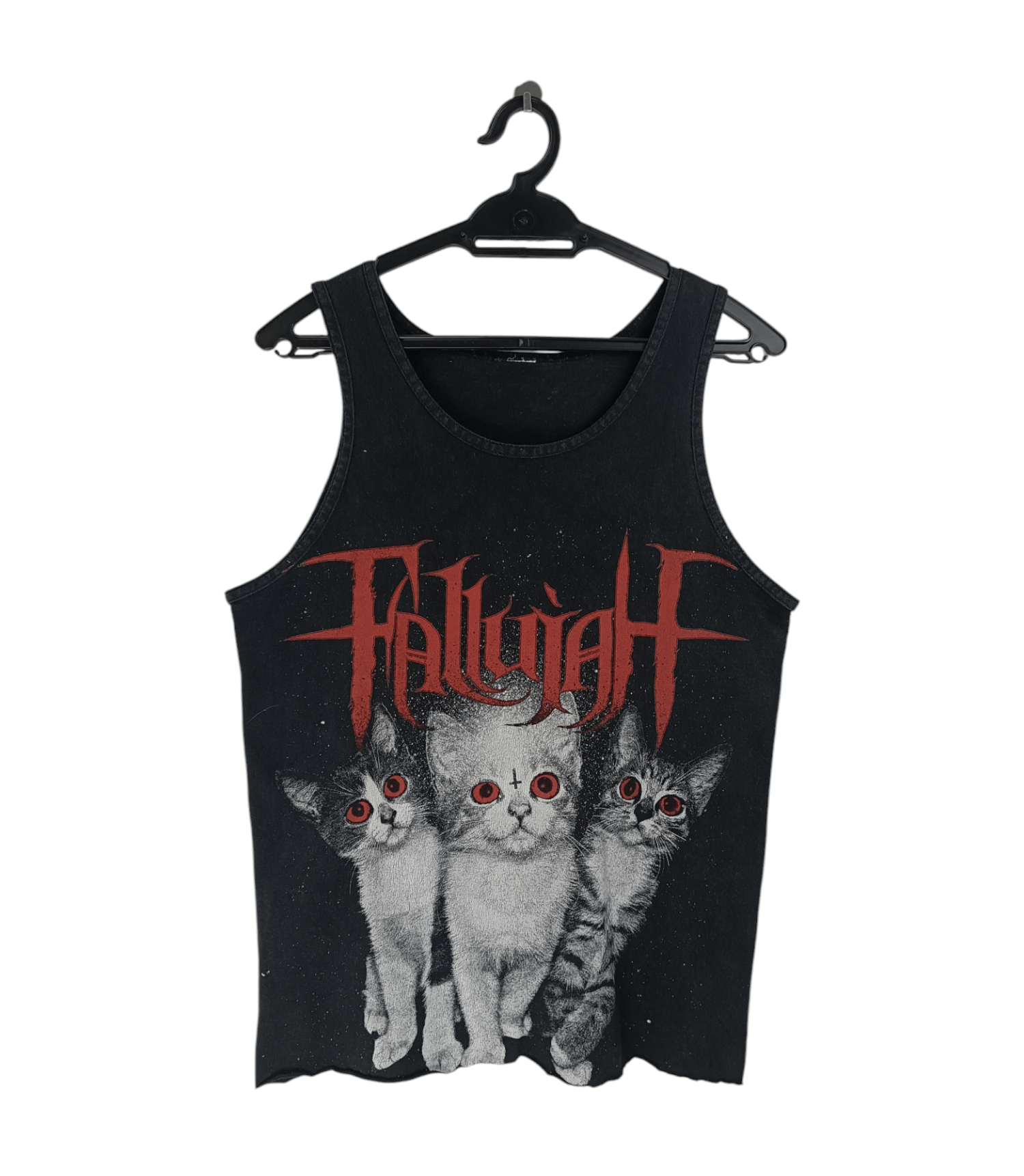 Band Tees Thrash Faded Vintage Fallujah Antichrist Cat Death Metal Hoodie, Sweatshirt | PodTeesHub.com