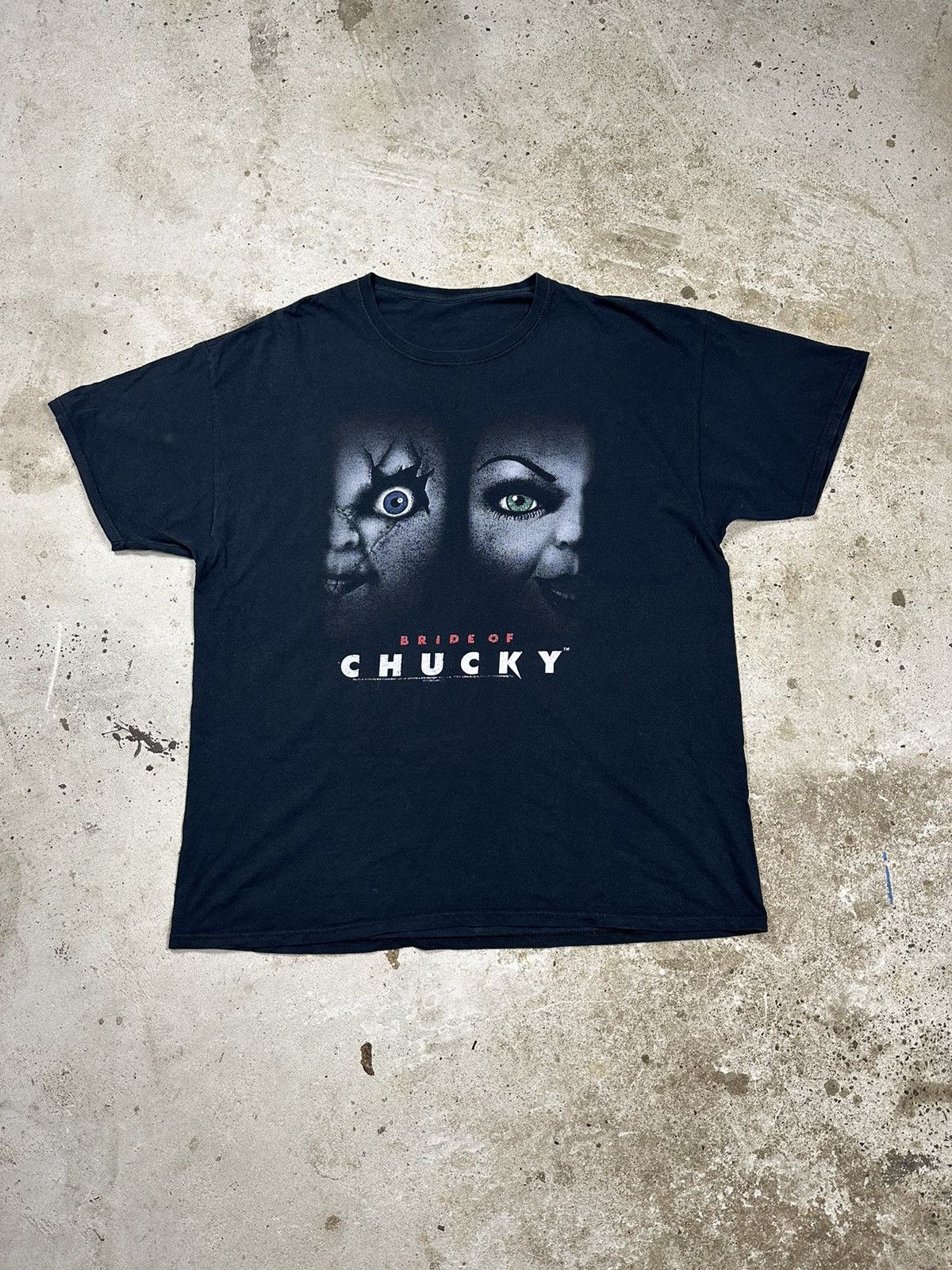Other Vintage Bride Of Chucky Black Promo Tee T Shirt Movie Hoodie, Sweatshirt | PodTeesHub.com