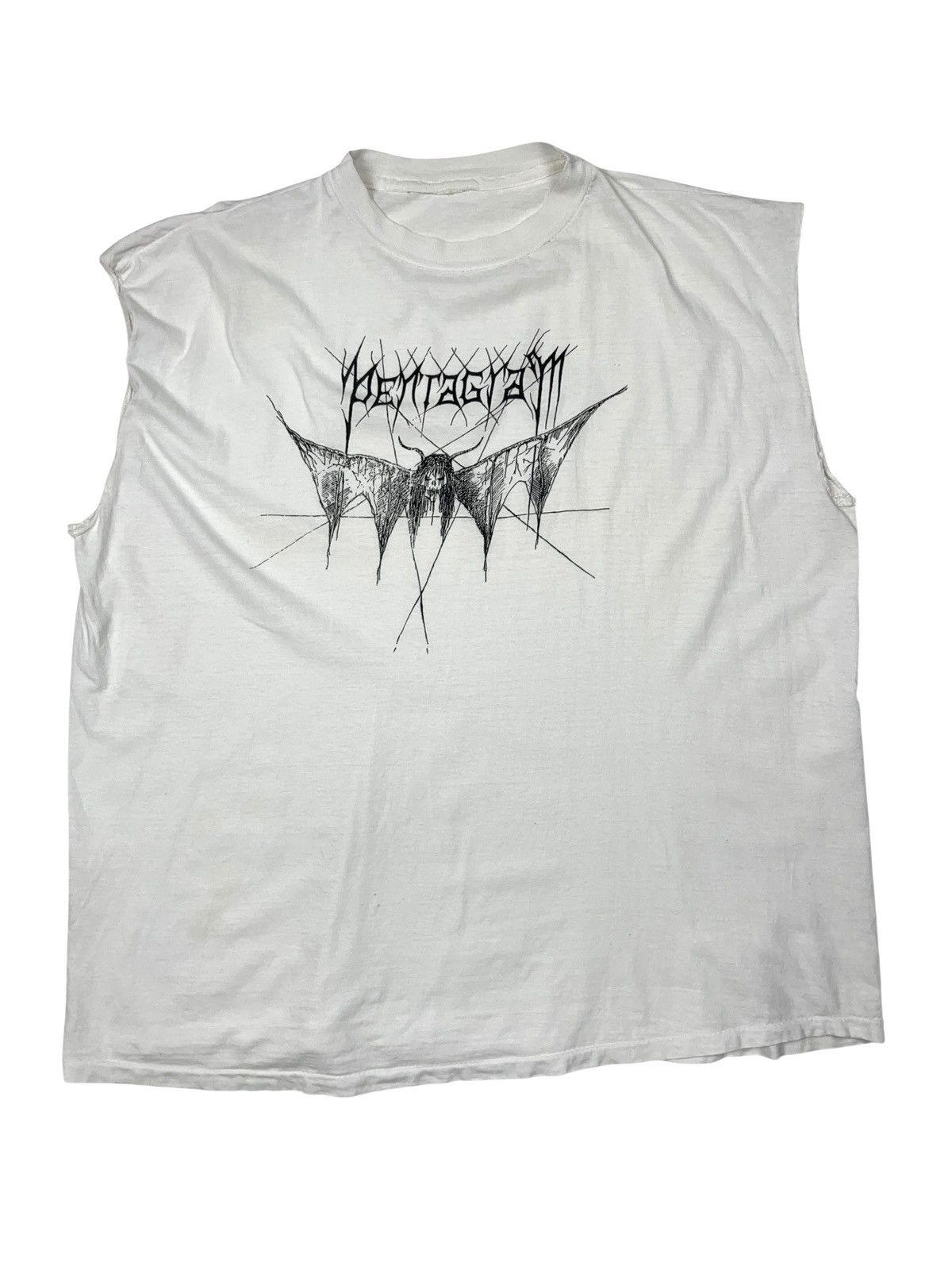 Band Tees Vintage 80s Pentagram Chile Fatal Prediction Death Metal Tee Hoodie, Sweatshirt | PodTeesHub.com