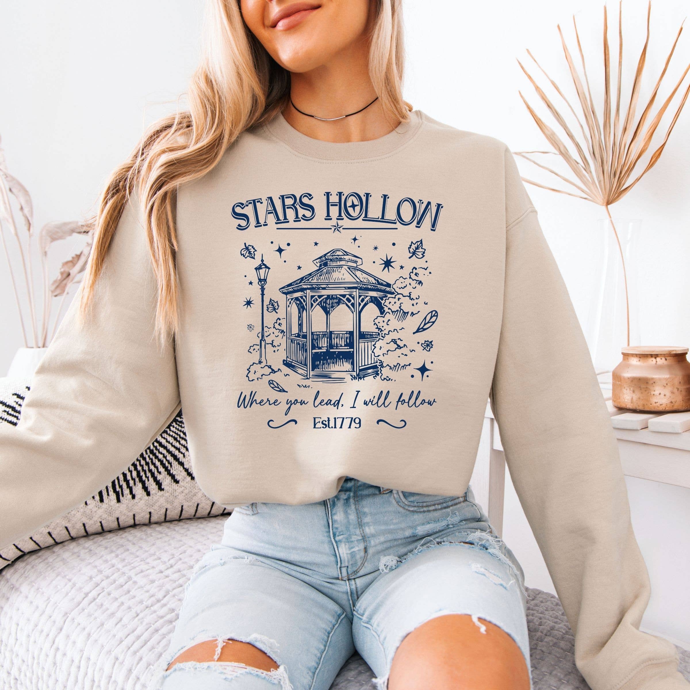 Stars Hallow Gilmore Girls Spring Graphic Sweatshirt T-Shirts, Hoodie | PodTeesHub.com