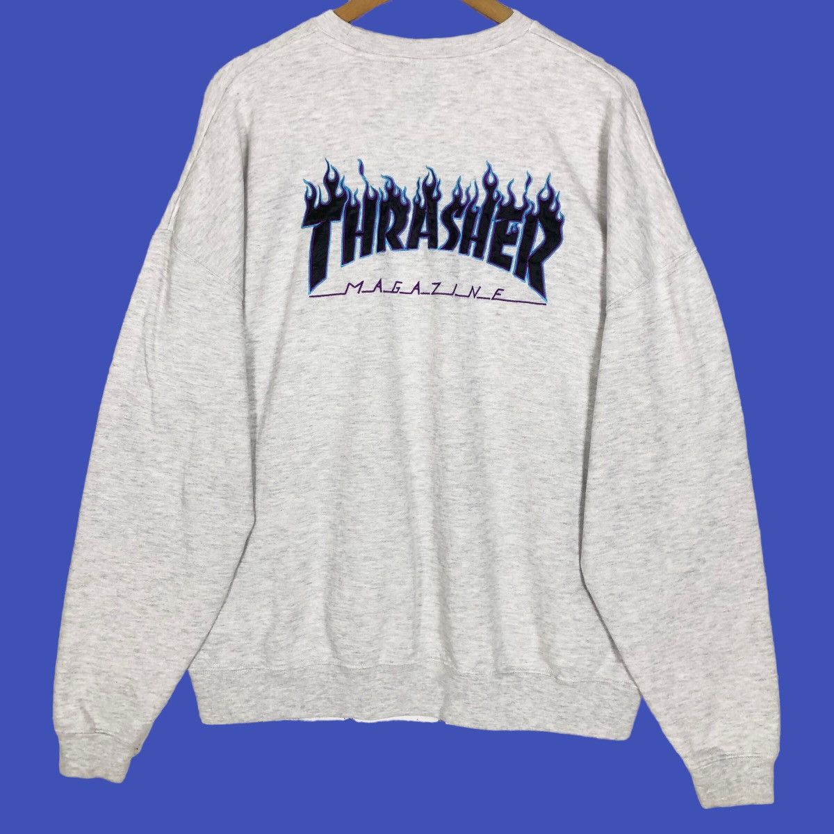 Vintage Thrasher Magazine Crewneck Sweatshirt Big Logo T-Shirts, Hoodie | PodTeesHub.com