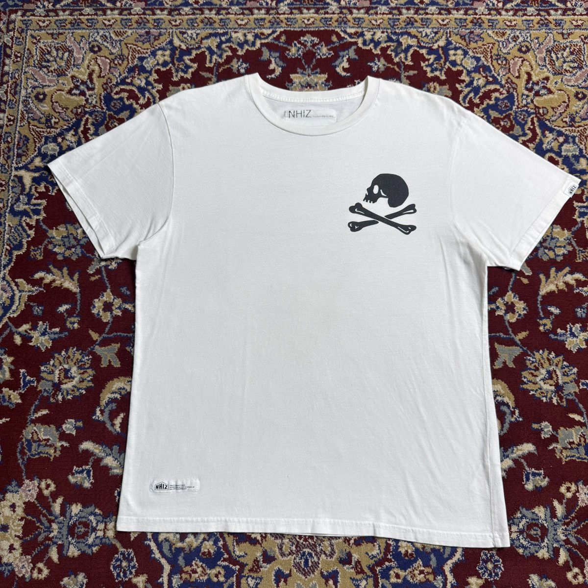 Nhiz Neighborhood Izzue Skull Logo Tee Y2k Japanese Brand Hoodie, Sweatshirt | PodTeesHub.com