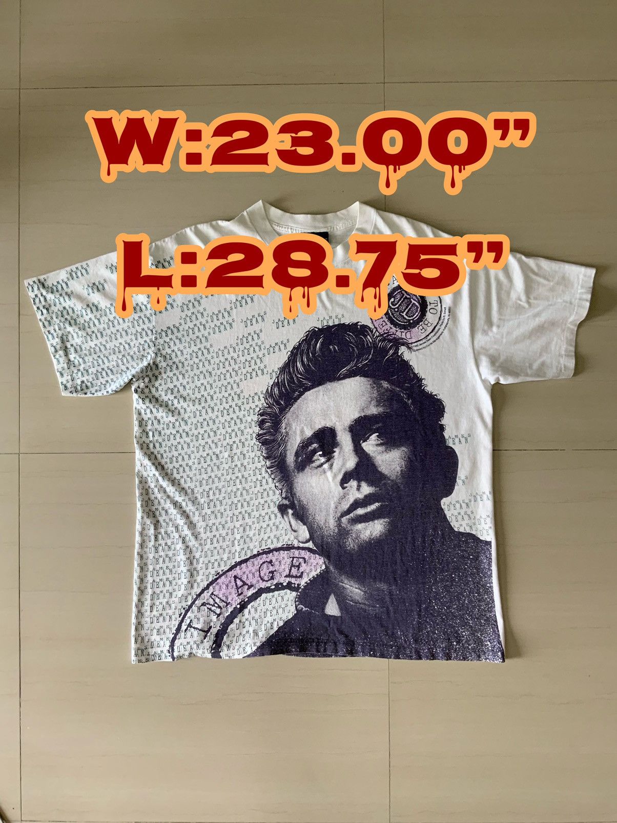 Vintage 1982 James Dean Aspire To Be Different Image 80s 90s Shirt Hoodie, Sweatshirt | PodTeesHub.com