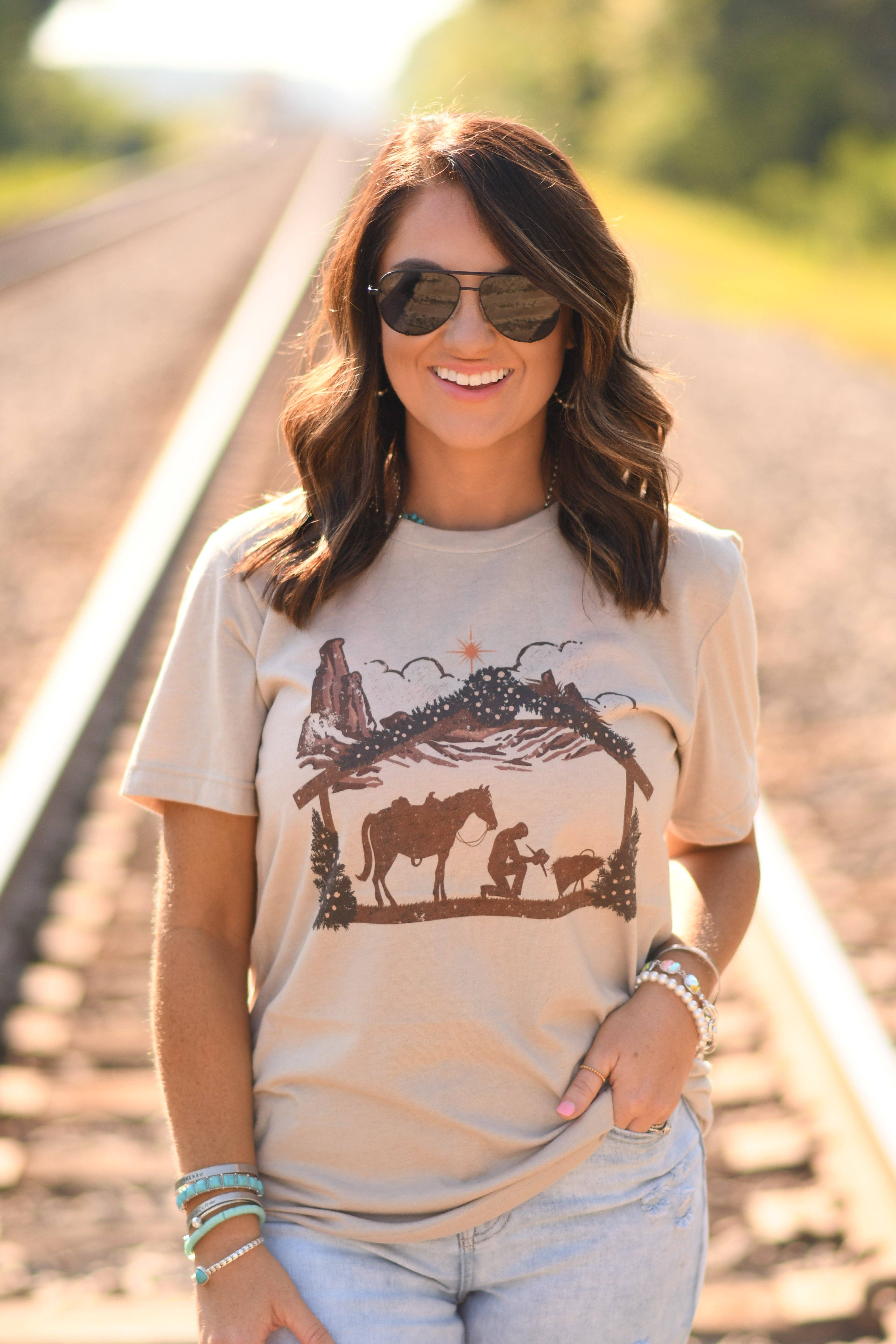 Praying Cowboy Tee Hoodie, Sweatshirt | PodTeesHub.com