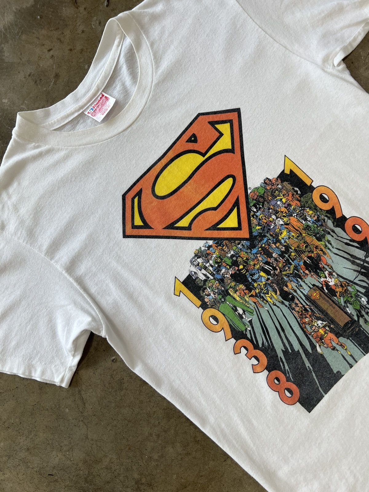 Vintage 1992 Superman Funeral Memorial Tee Sz Medium Hoodie, Sweatshirt | PodTeesHub.com
