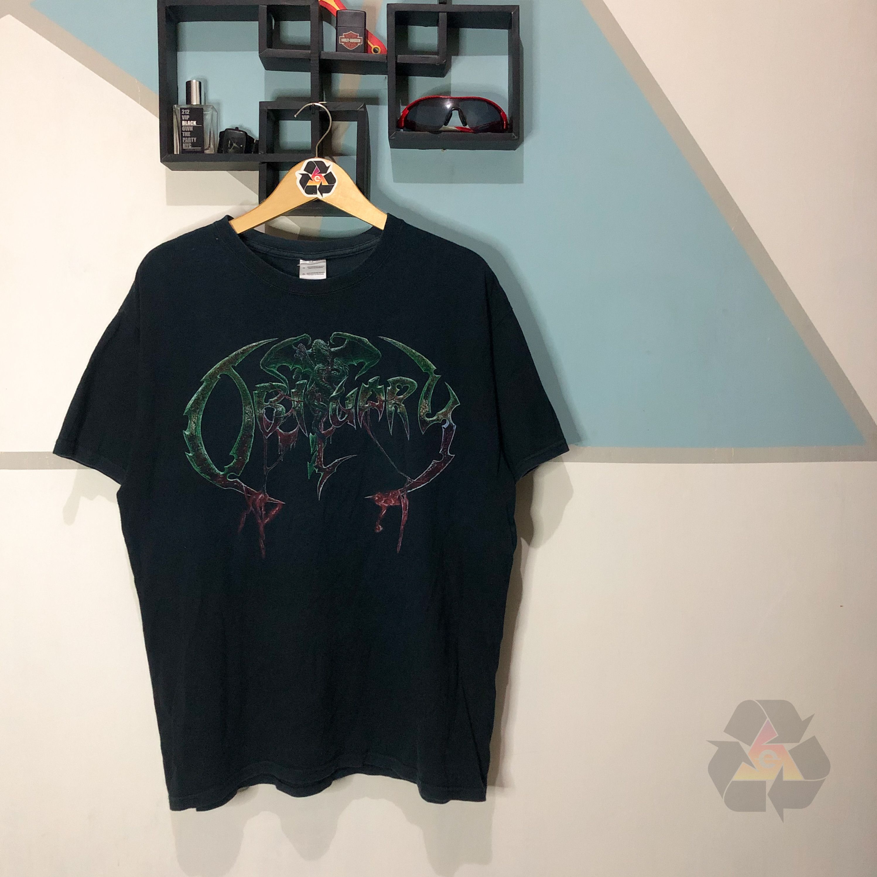 Vintage Rare Obituary Left To Die Death Metal T Shirt Hoodie, Sweatshirt | PodTeesHub.com
