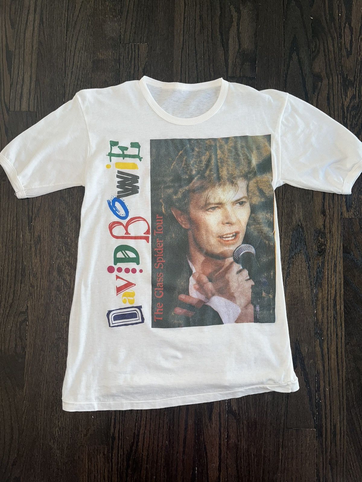 David Bowie Vintage 1987 The Glass Spider European Tour Tee Hoodie, Sweatshirt | PodTeesHub.com