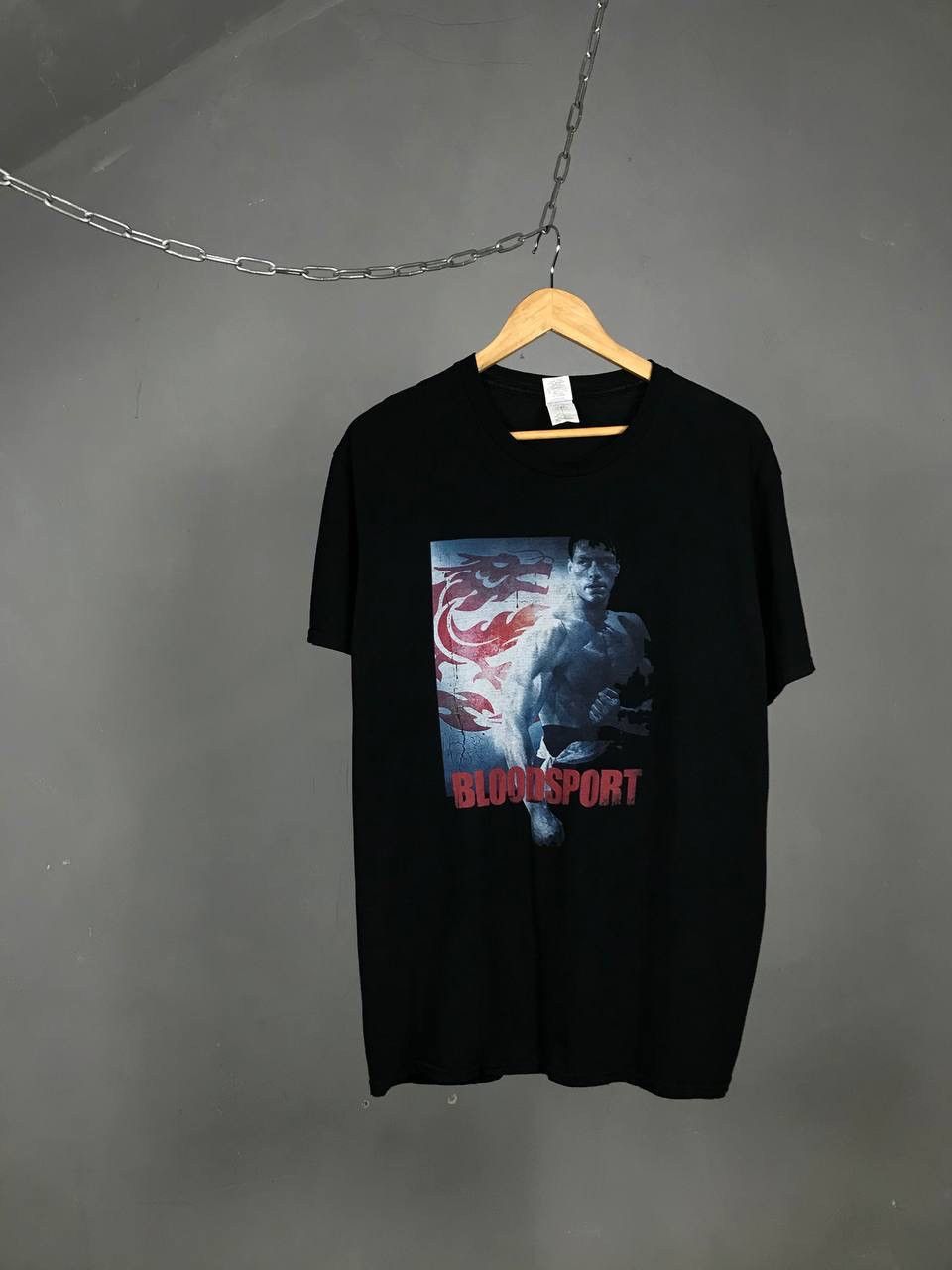 Vintage Blood Sport Jean Klaude Van Damme Vintage Movie Tee Hoodie, Sweatshirt | PodTeesHub.com