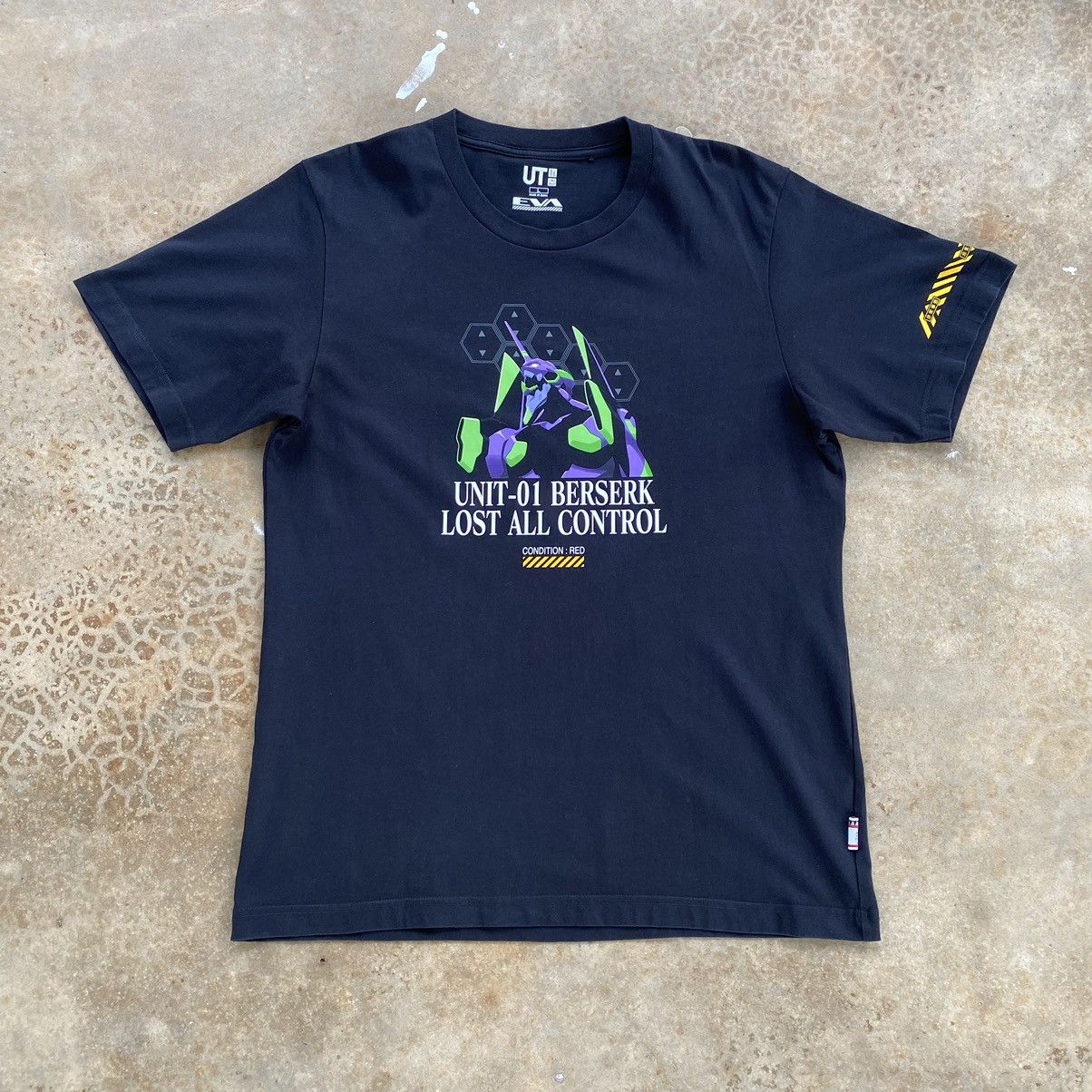 Japanese Brand Anime Neon Genesis Evangelion By Uniqlo Tshirt Hoodie, Sweatshirt | PodTeesHub.com