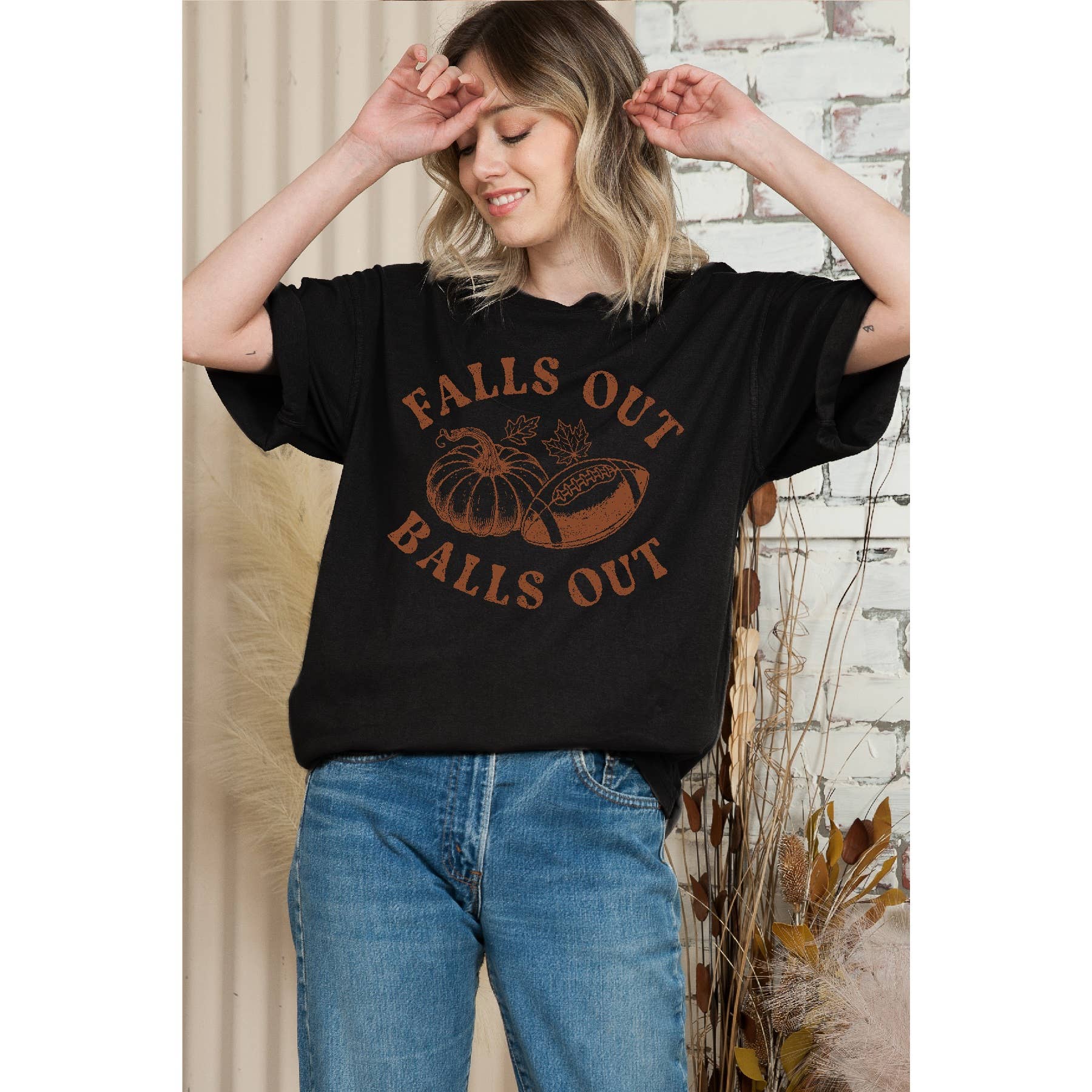 Balls Out Falls Out - Oversized Unisex T Shirt Hoodie, Sweatshirt | PodTeesHub.com