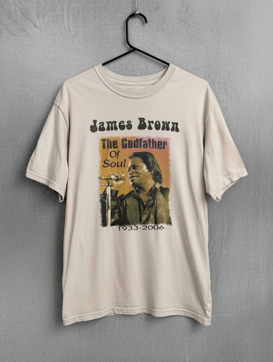 Vintage James Brown Godfather Of Soul 2006 Vintage Tee Hoodie, Sweatshirt | PodTeesHub.com
