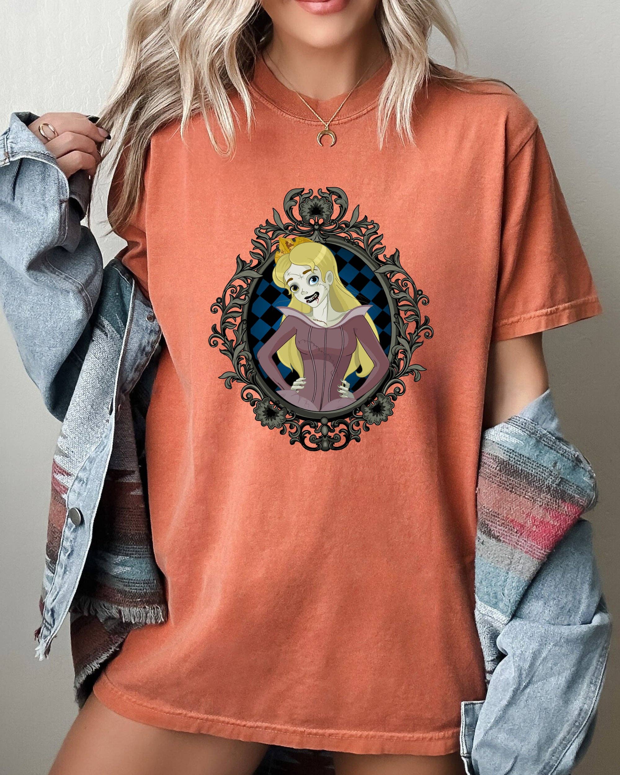 Sleeping Beauty, Princess, Skeleton, Funny Halloween T-Shirt Hoodie, Sweatshirt | PodTeesHub.com