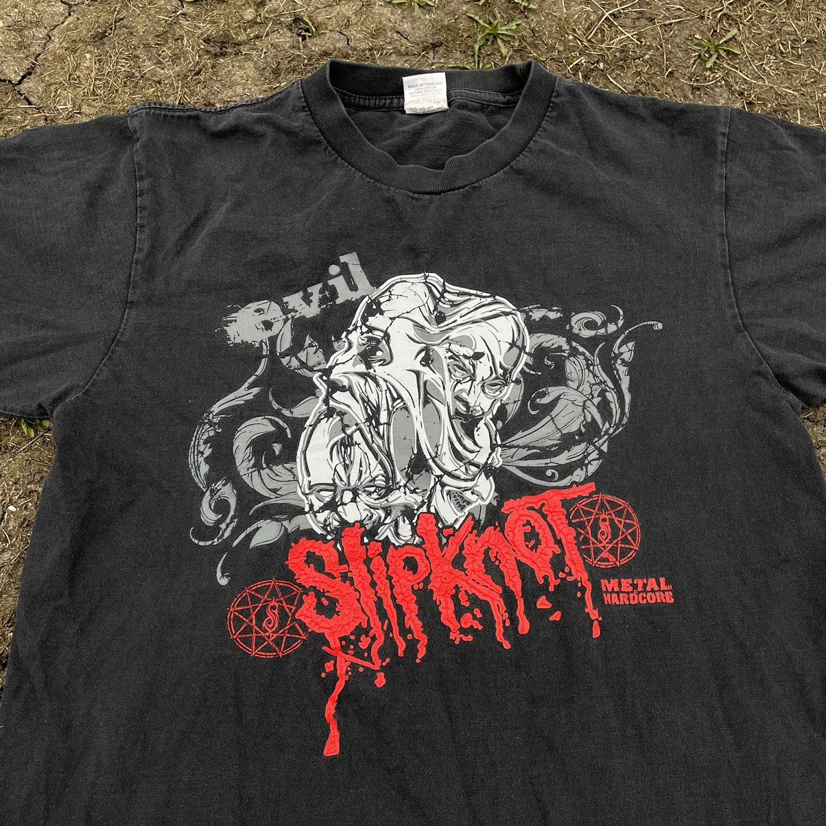 Band Tees Vintage 90s Slipknot Scream Vamp Dead Face Horror Tee 90s Hoodie, Sweatshirt | PodTeesHub.com