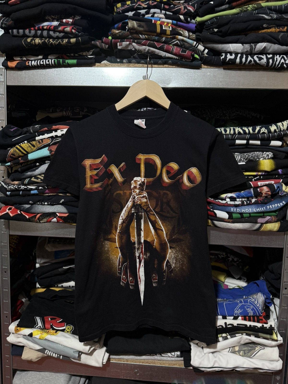 Band Tees Vintage 2012 Ex Deo I Caligvla Rock Band Retro T Shirt Hoodie, Sweatshirt | PodTeesHub.com
